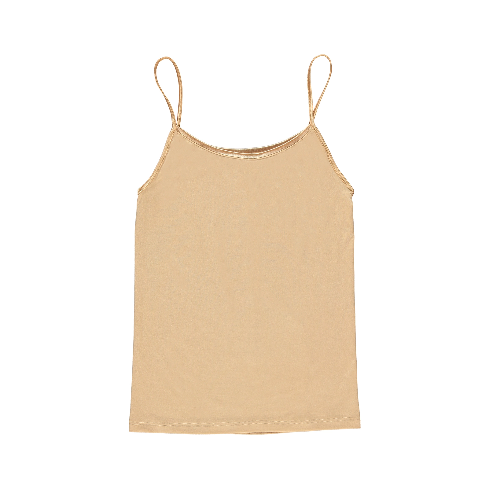 Premium Touch Top Spaghetti in beige