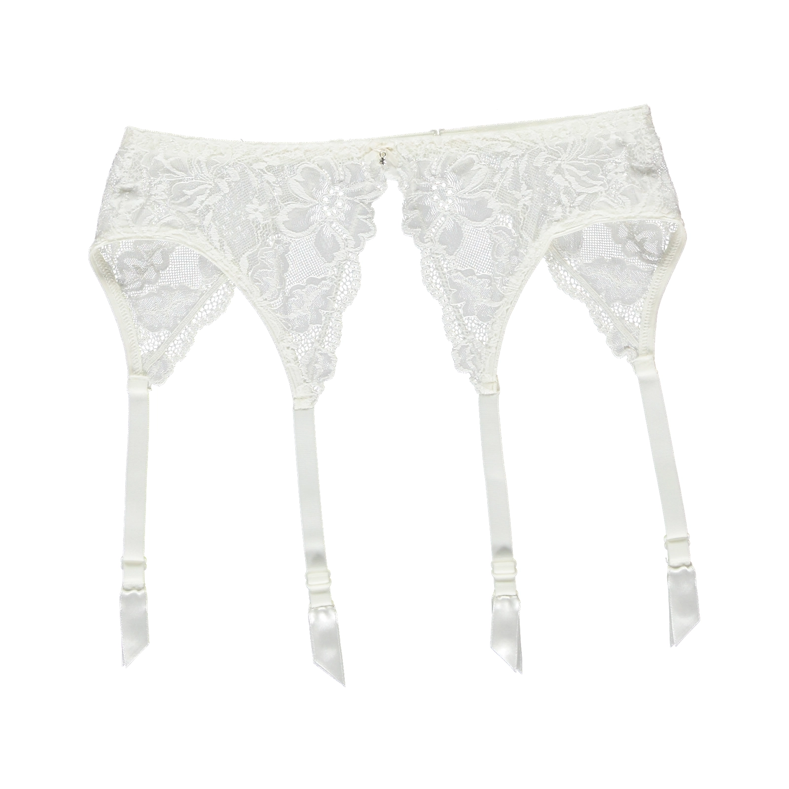 Luxury Desire Strumpfband in weiss