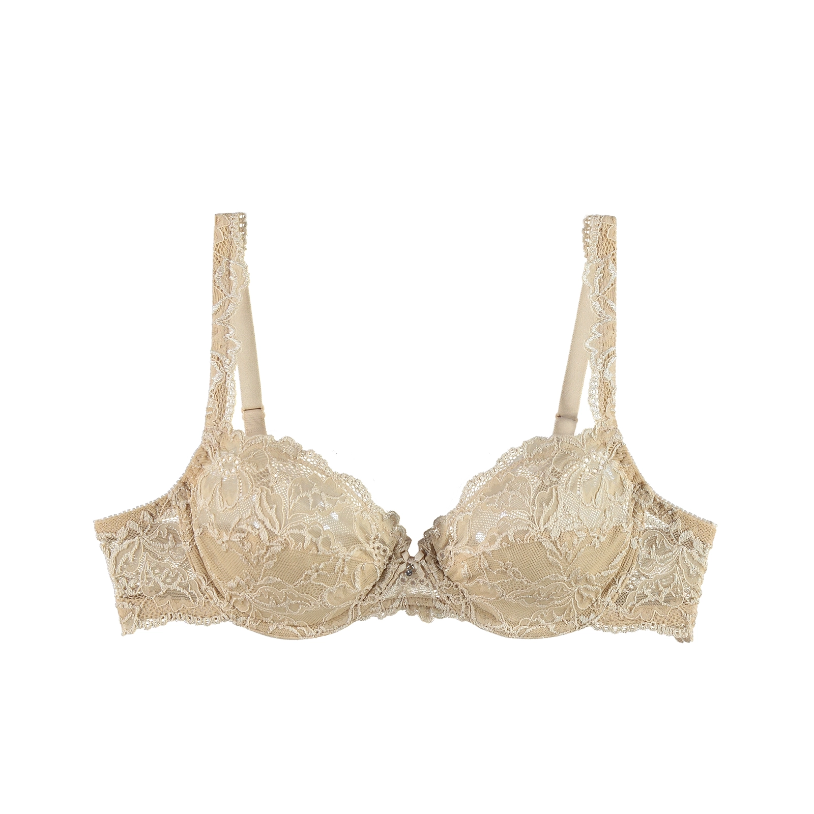 Luxury Desire BH mit Bügel, ungefüttert in beige