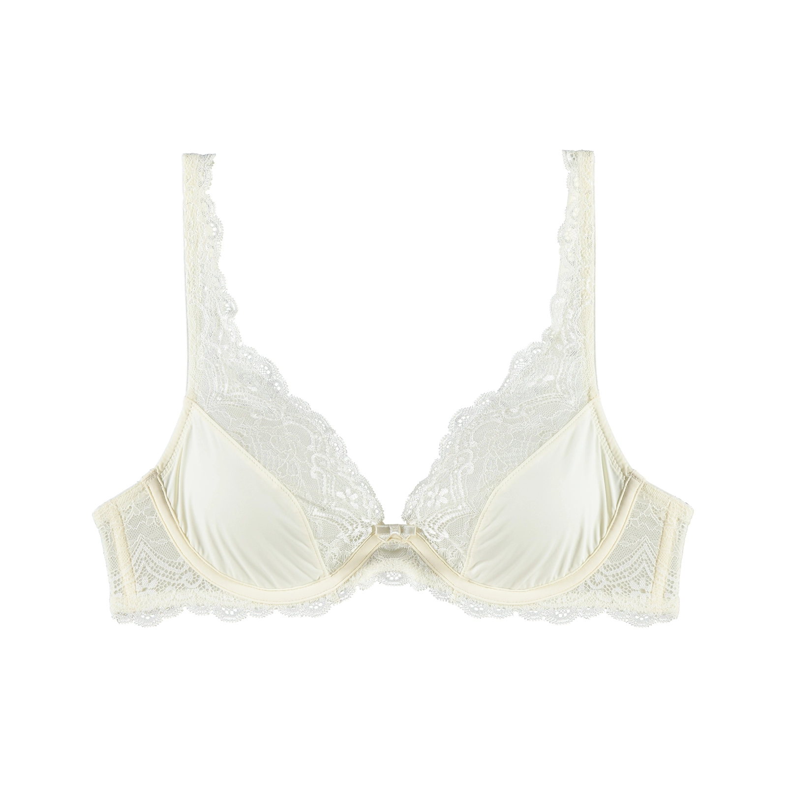 Lace Comfort BH mit Bügel, ungefüttert in weiss