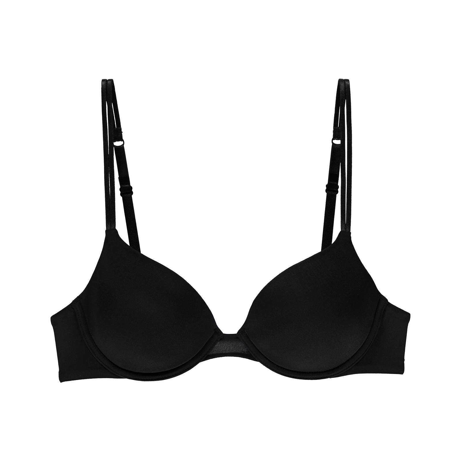 Sexy Comfort BH mit Bügel, gefüttert in schwarz