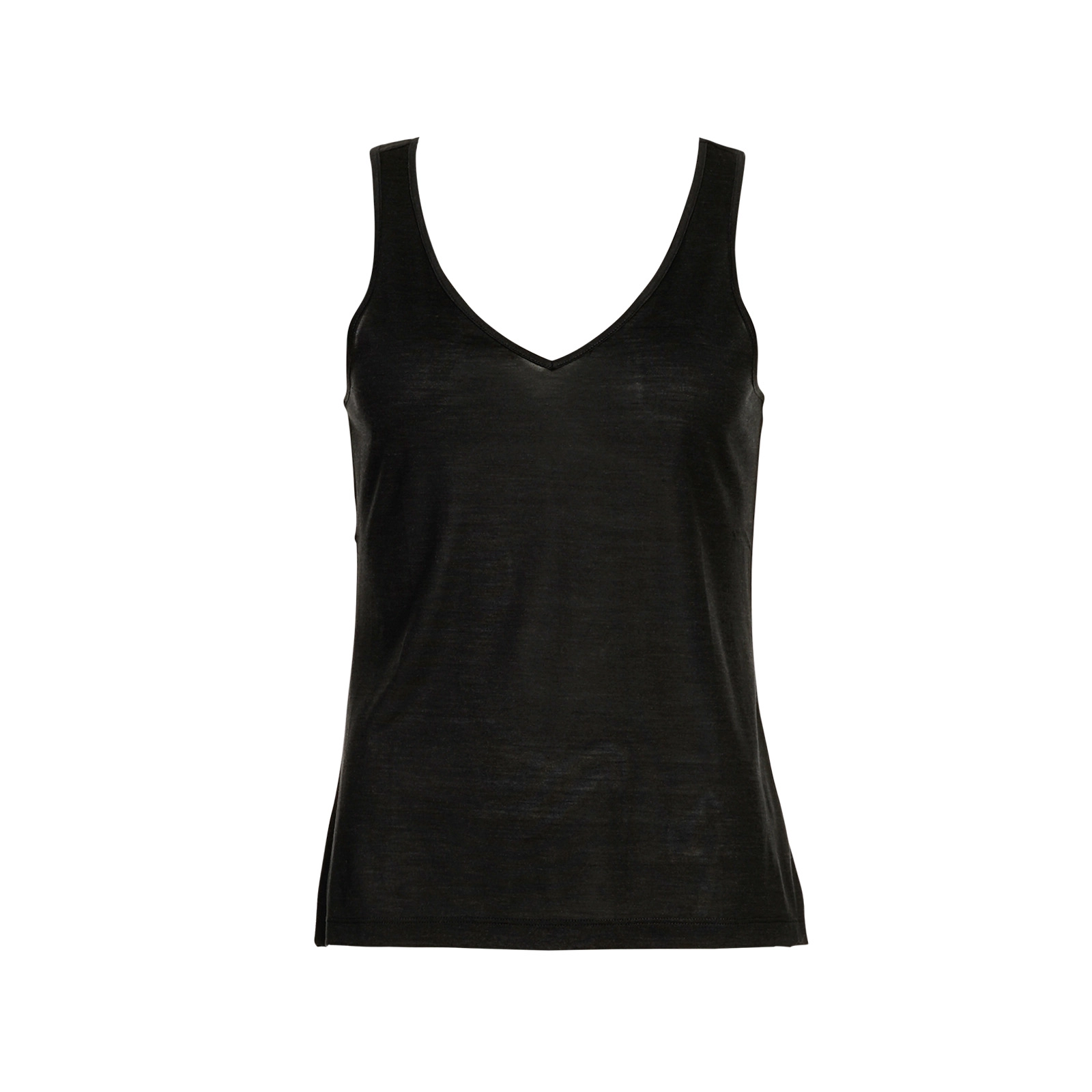 Feline Pyjama Oberteil, kurz in schwarz