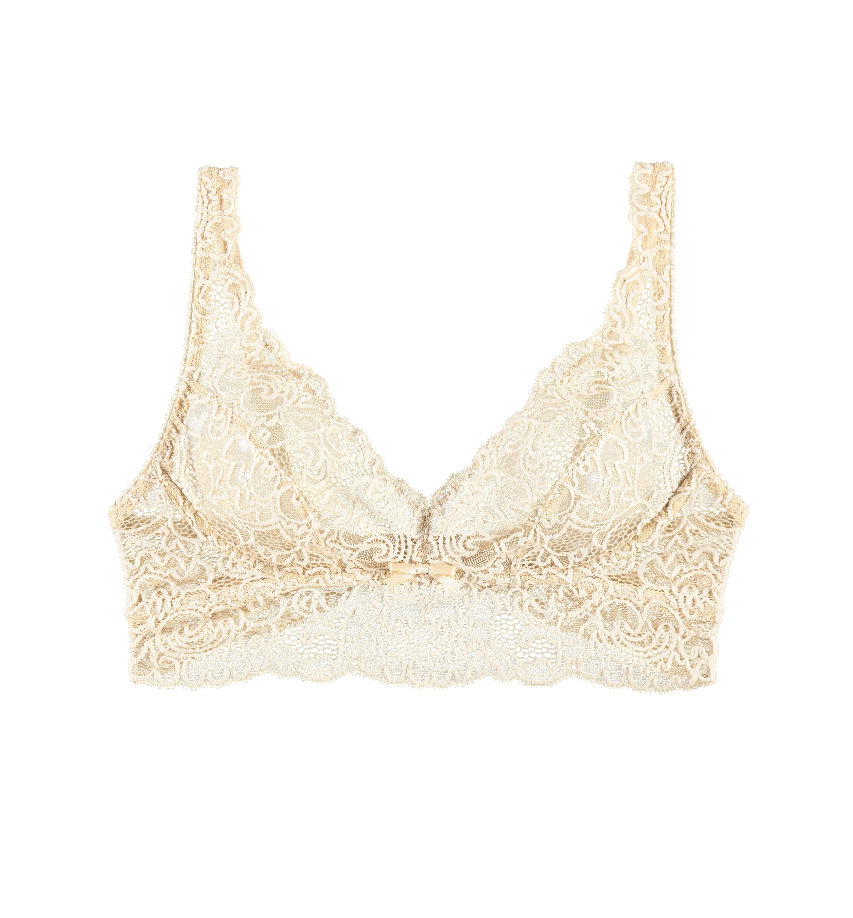 Fenelle BH ohne Bügel, ungefüttert in beige