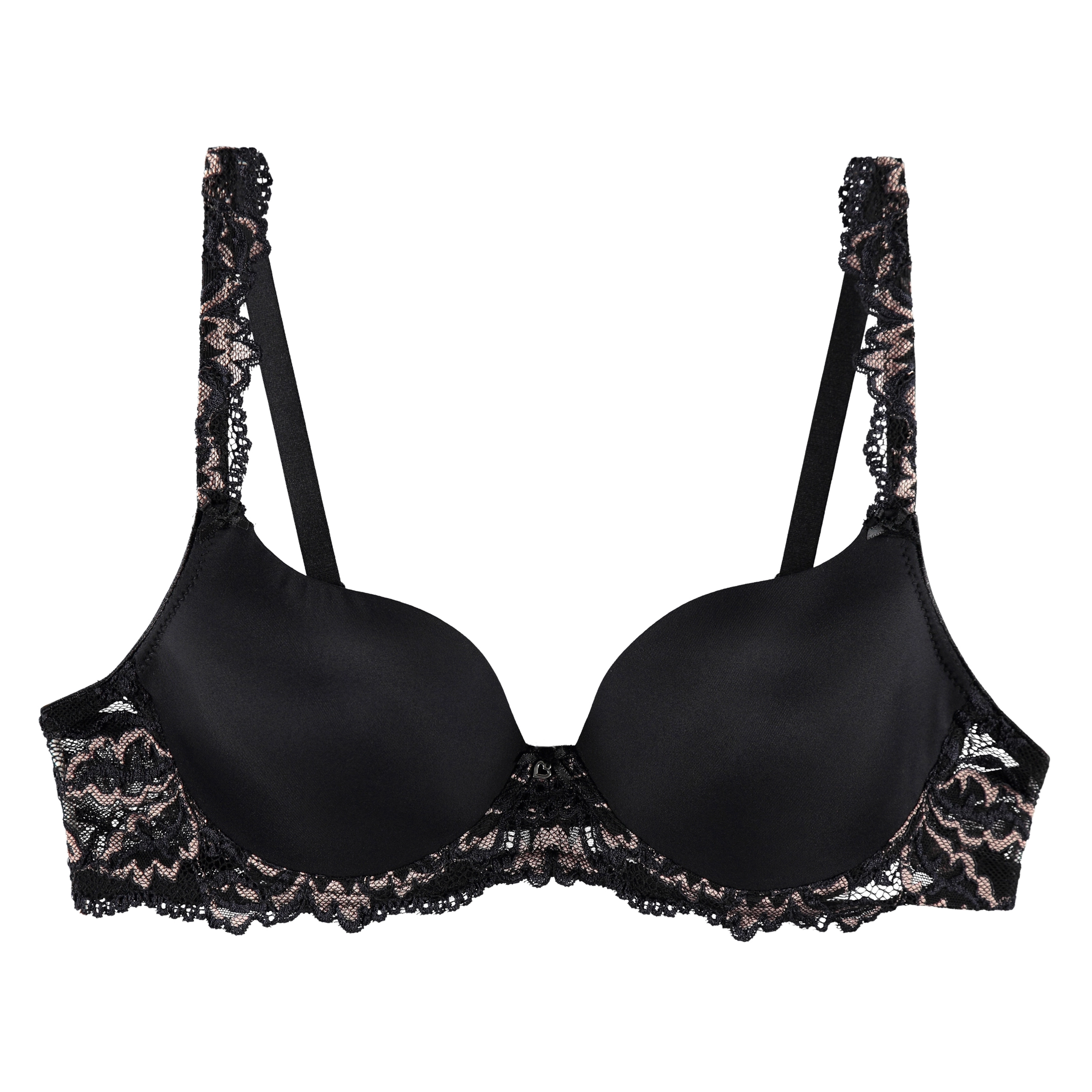 Luxury Desire BH mit Bügel, gefüttert in schwarz