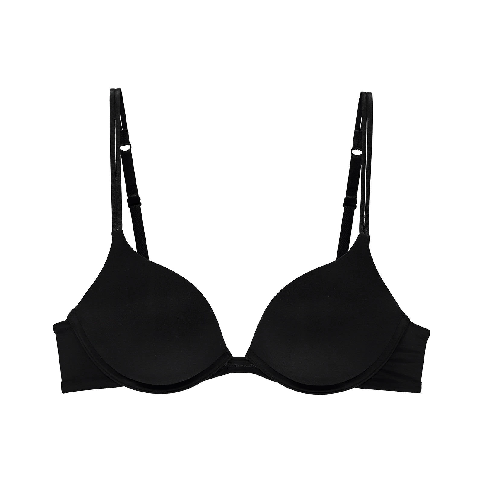 Sexy Comfort BH mit Bügel, gefüttert in schwarz