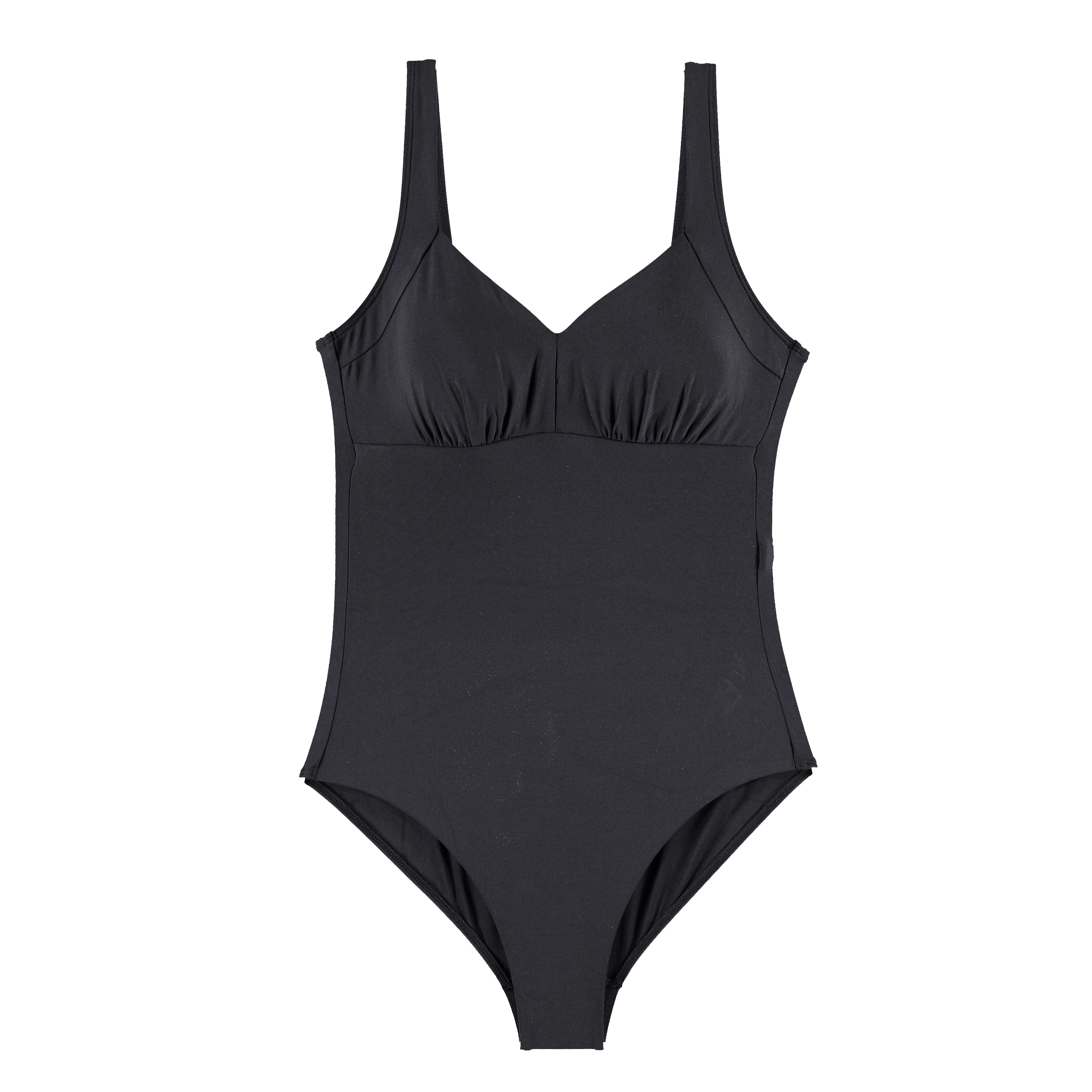Swimsuit Badeanzug ohne Bügel ungefüttert in schwarz