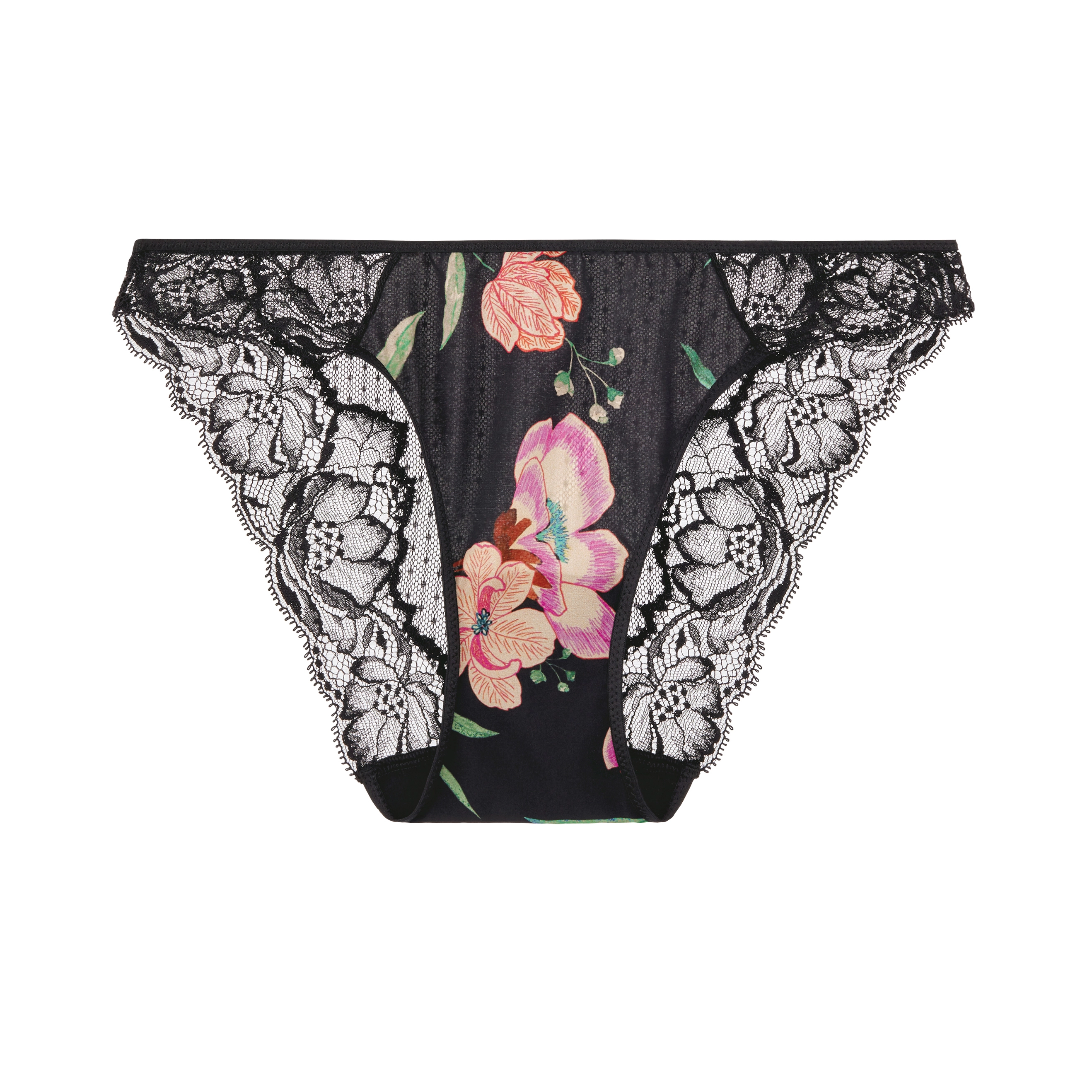 Sweet Folk Slip in schwarz