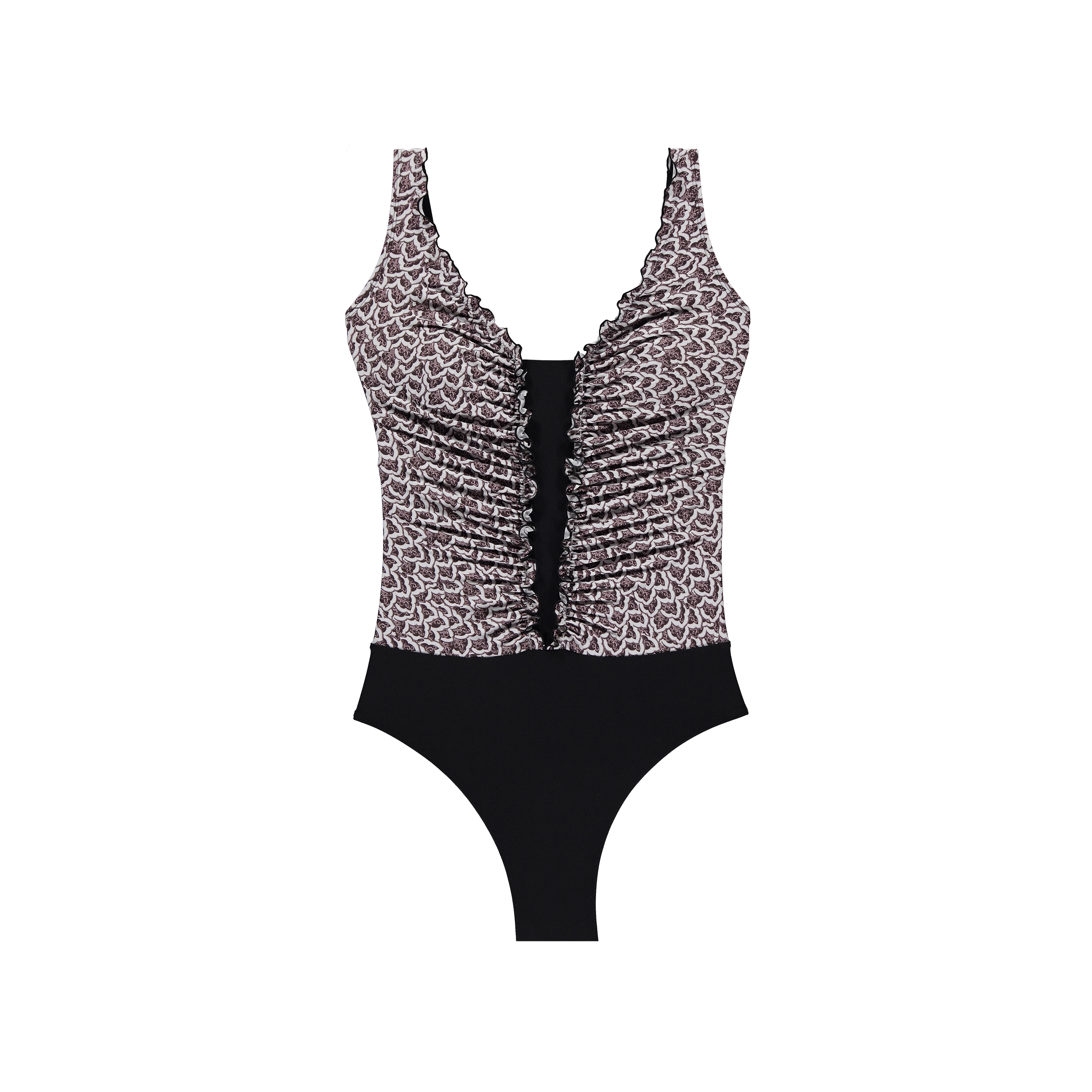 Basic Swimsuit Badeanzug ohne Bügel ungefüttert in schwarz