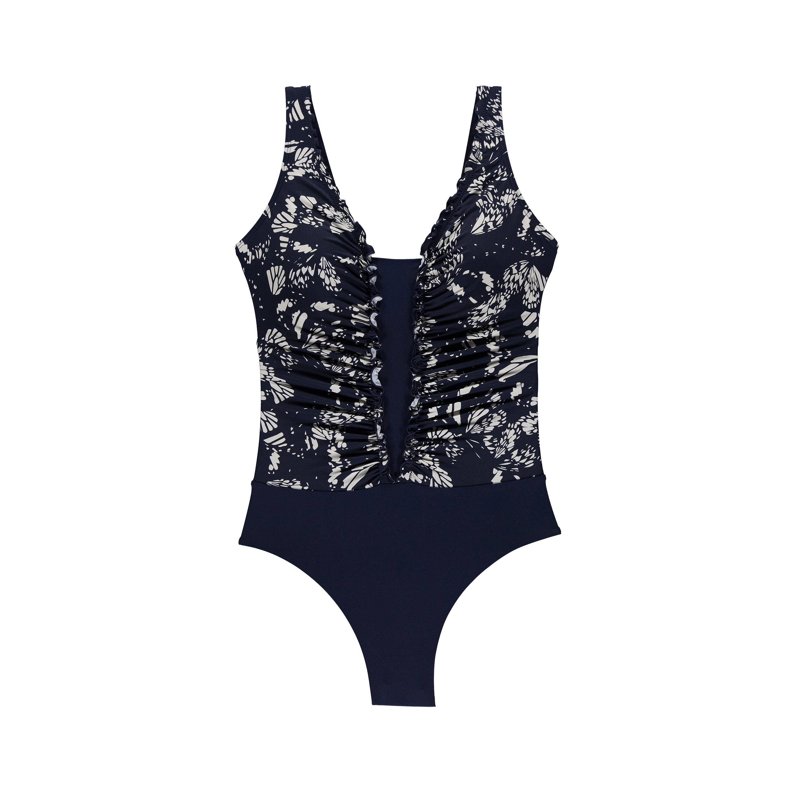 Basic Swimsuit Badeanzug ohne Bügel ungefüttert in blau