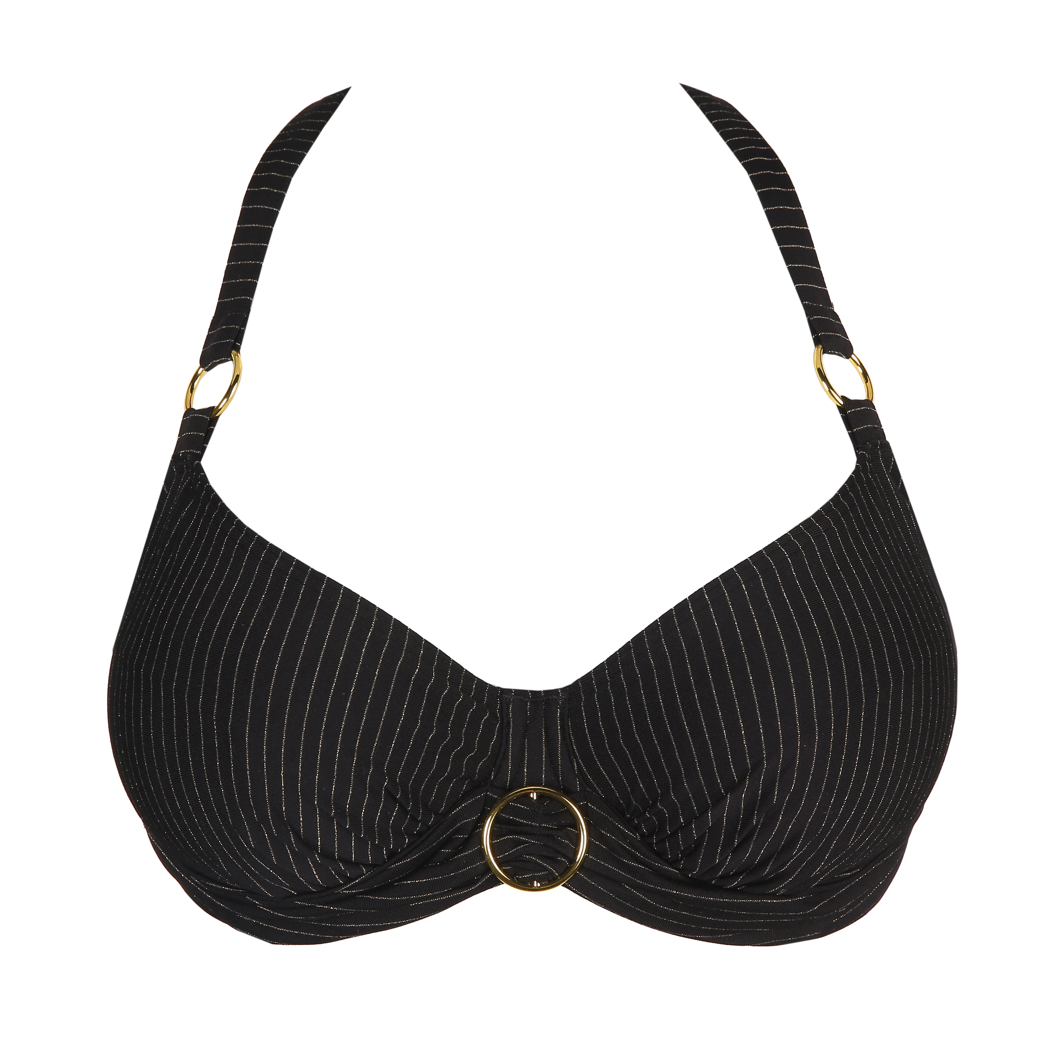 Solta Bikini Top mit Bügel ungefüttert in schwarz