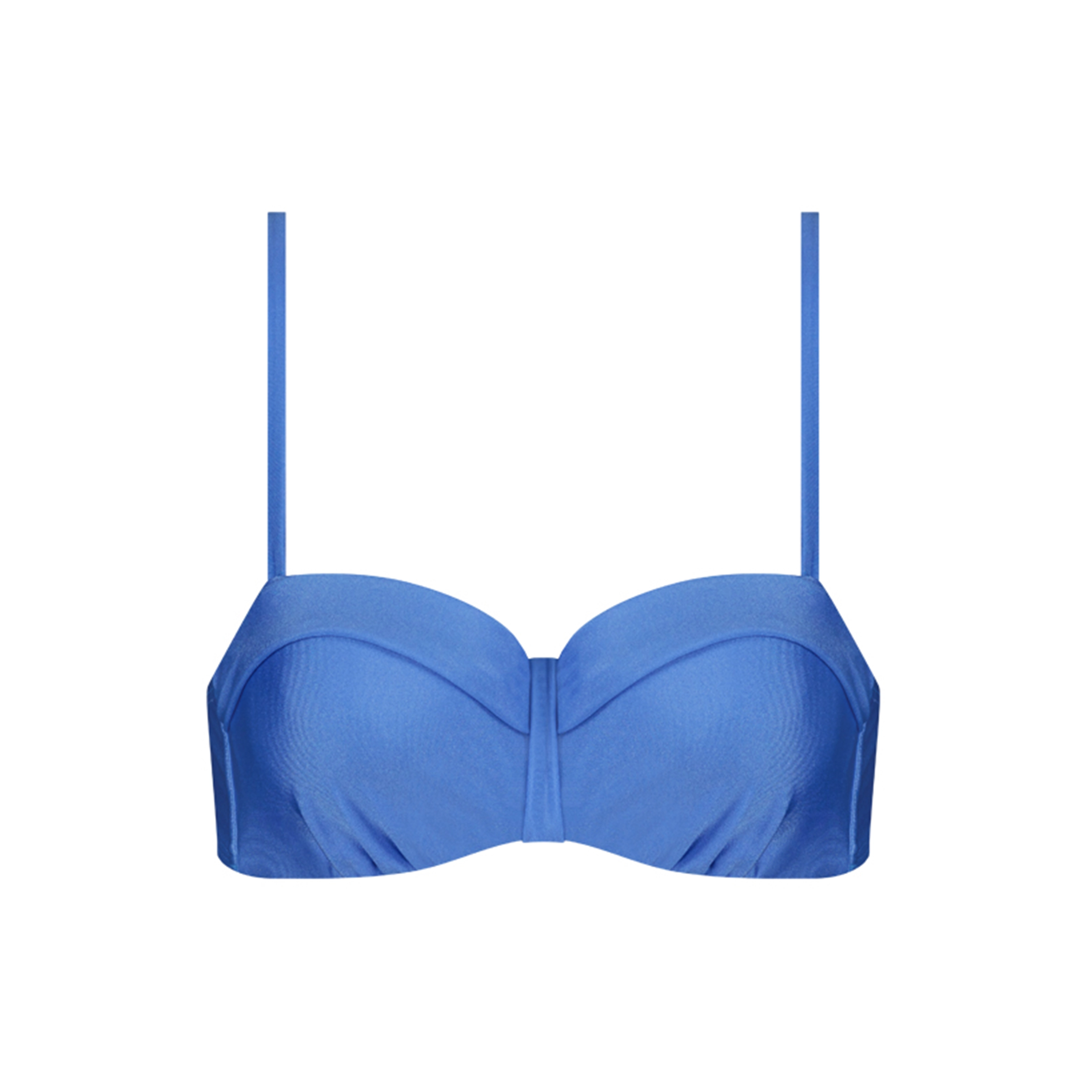 Simplify Bikini Top ohne Bügel gefüttert in blau