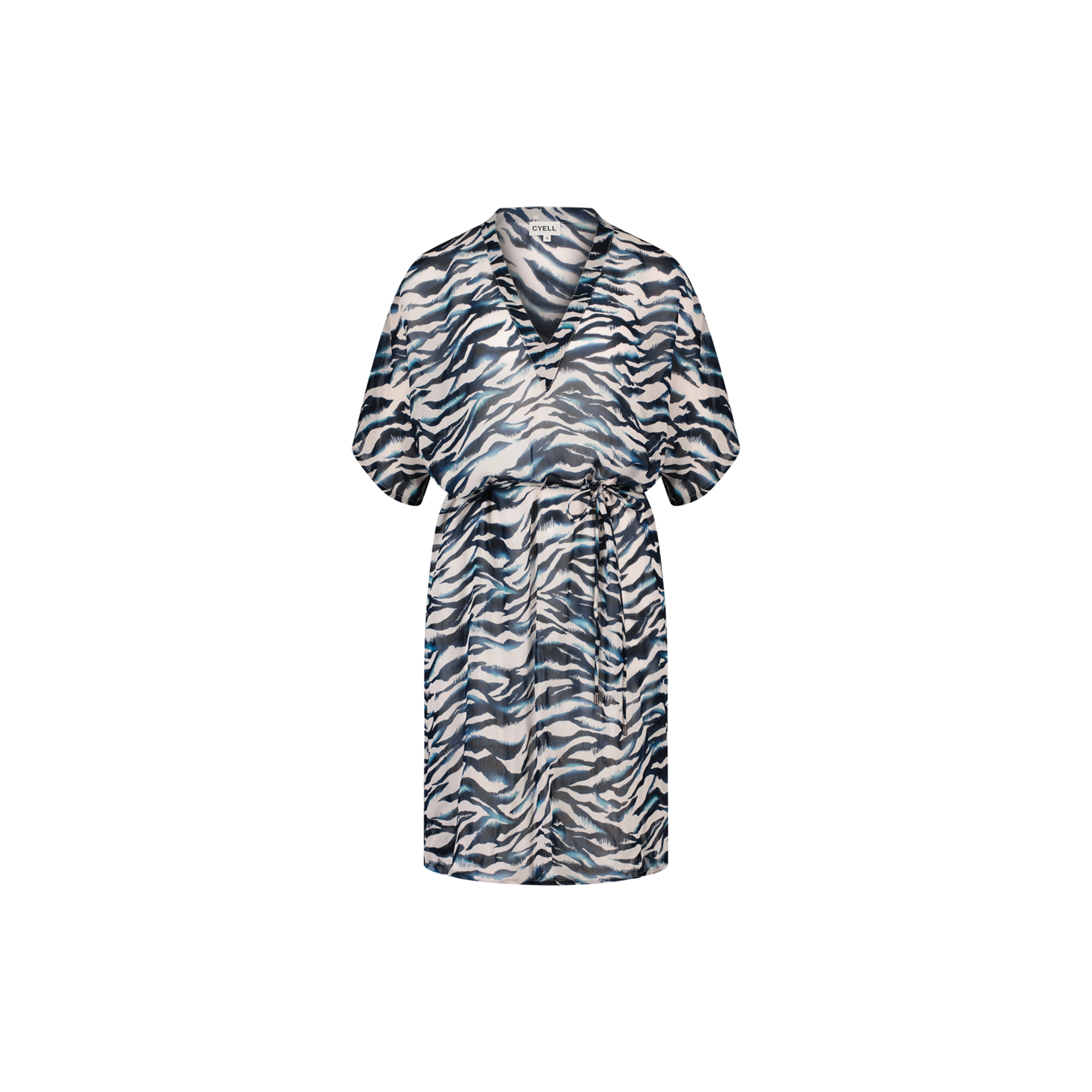 Wavy Water Tunika kurz in blau