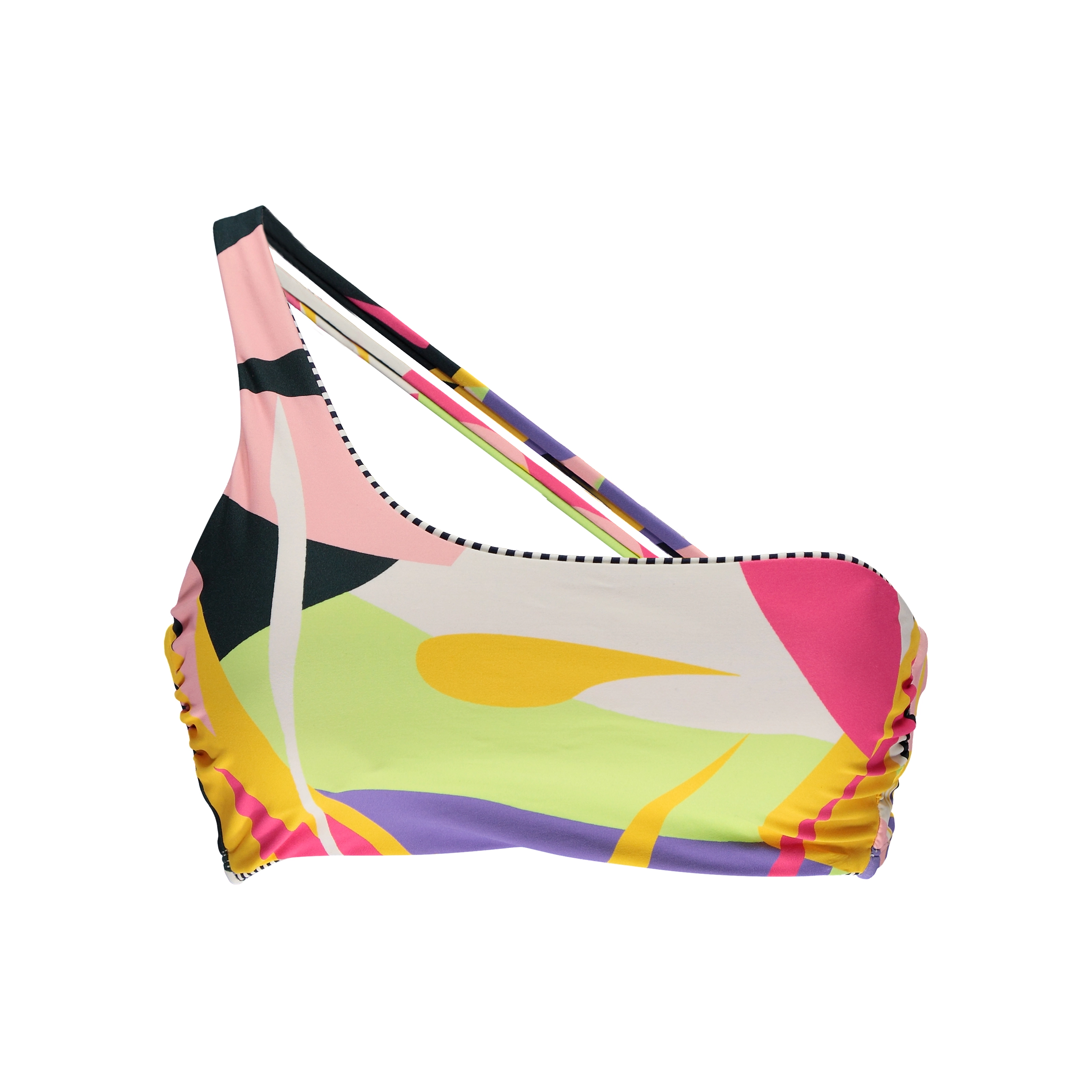 Oceania Bikini Top ohne Bügel gefüttert in bunt