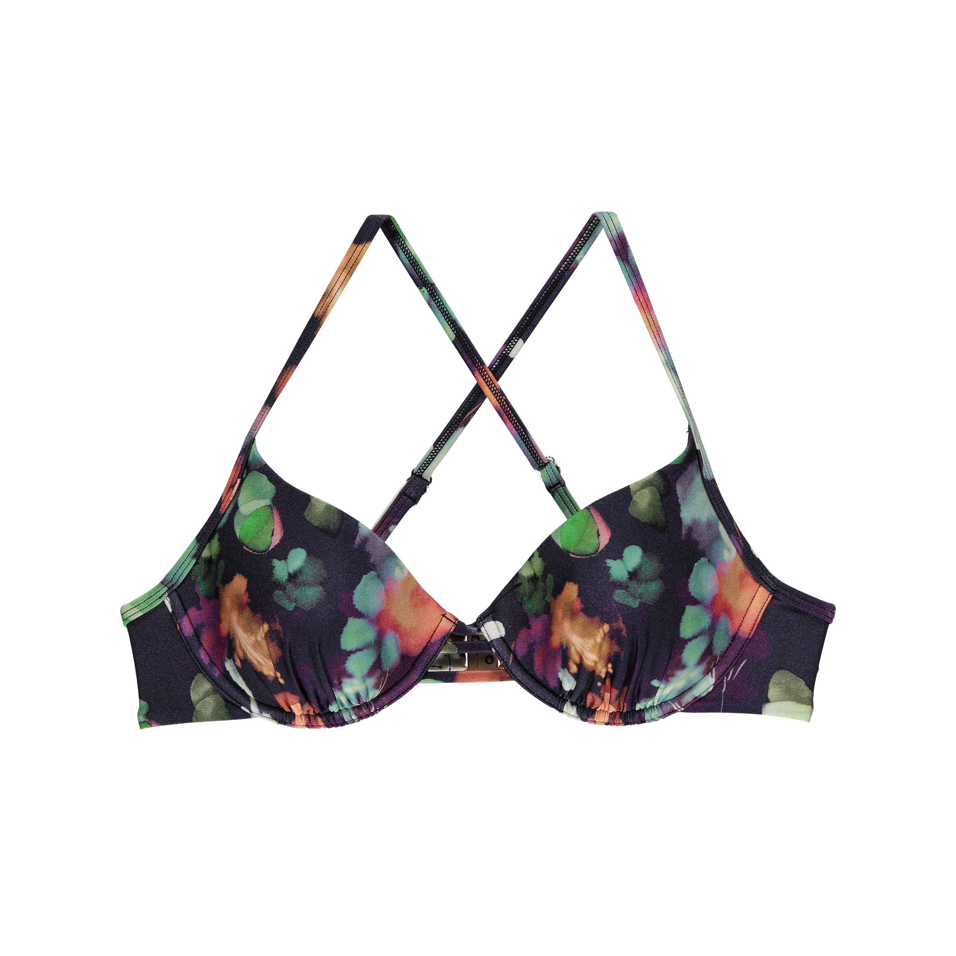 Oya Bikini Top mit Bügel gefüttert in grün