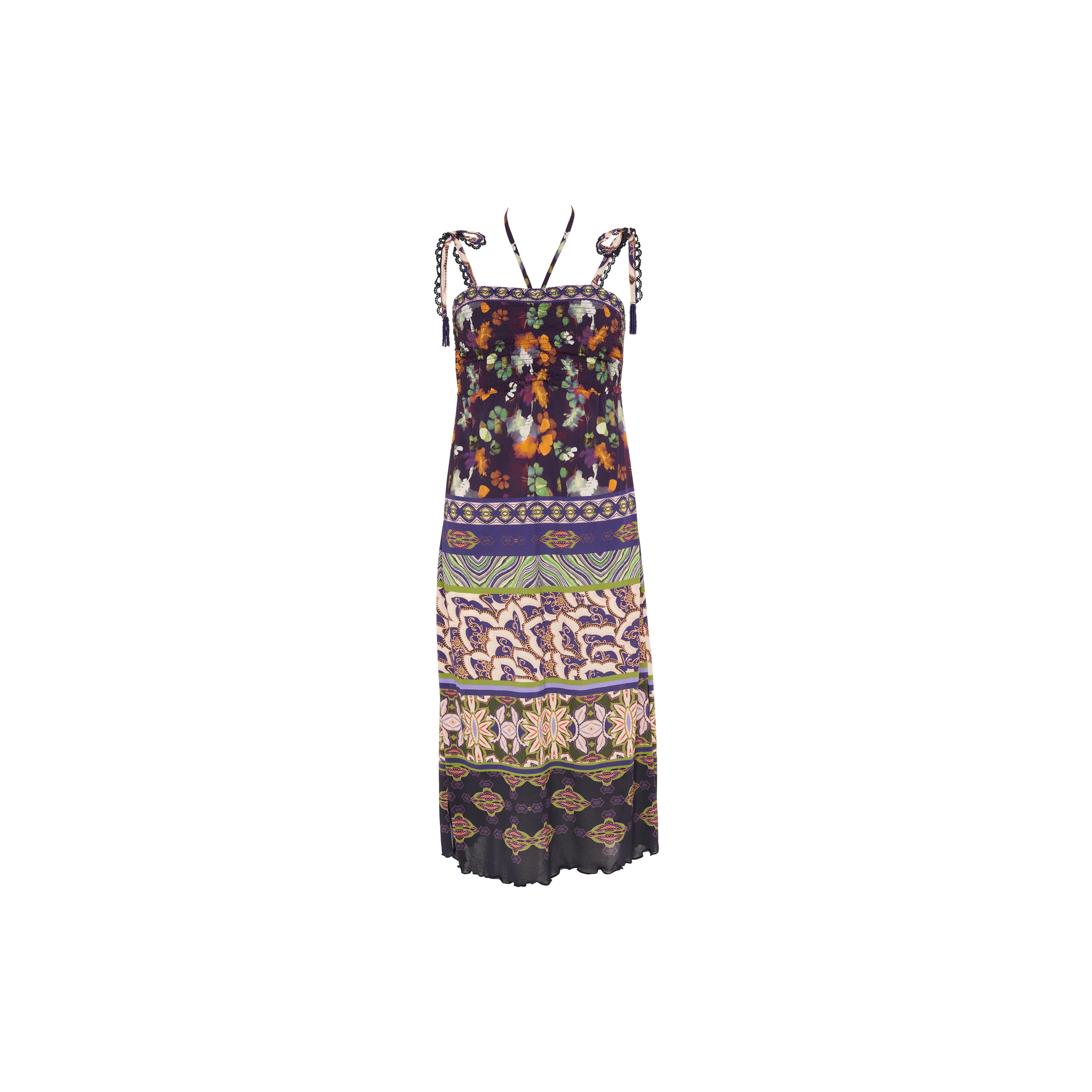Orazia Kleid lang in blau