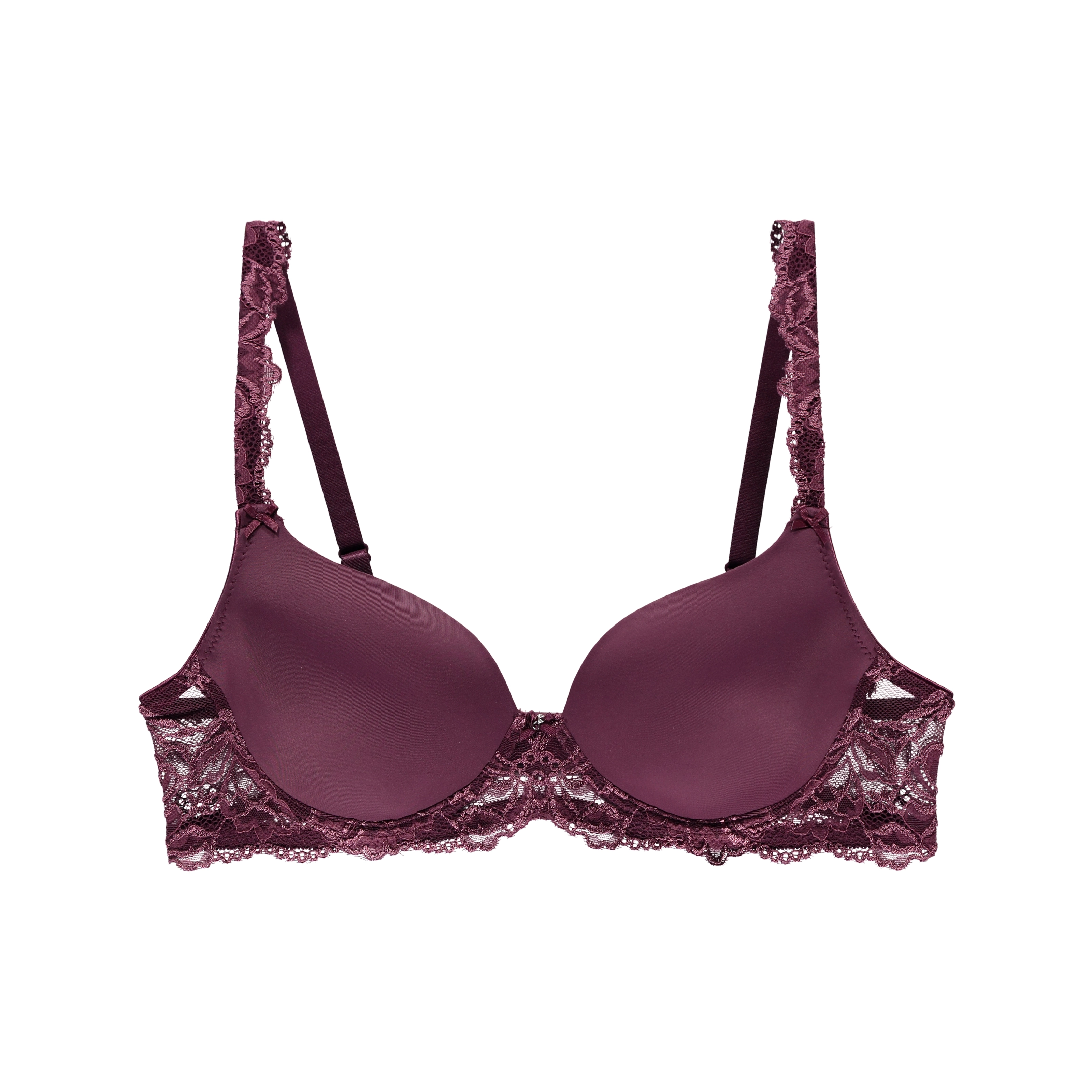 Luxury Desire BH mit Bügel, gefüttert in violett