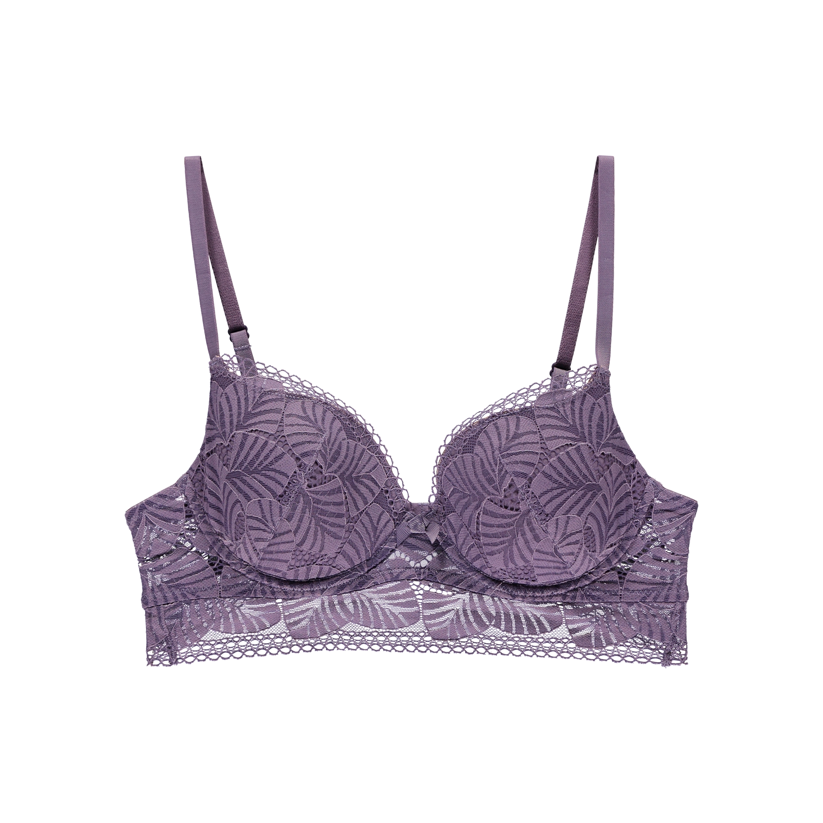 Rae BH mit Bügel, gefüttert in violett
