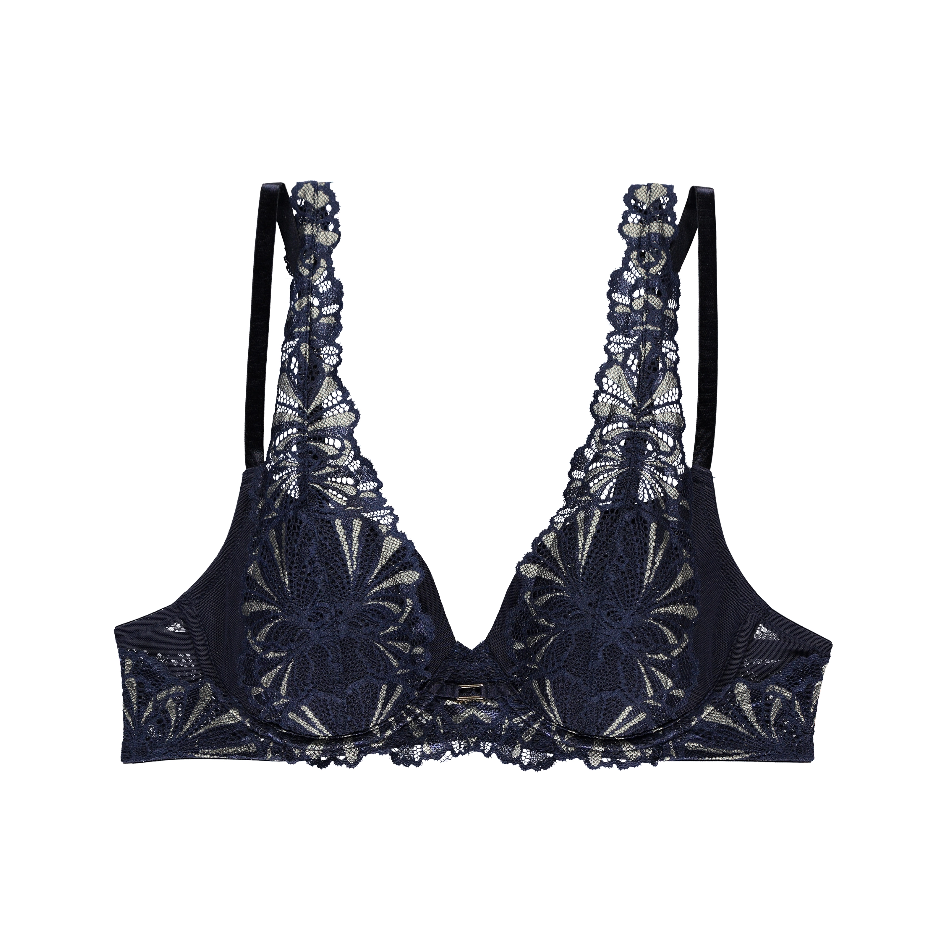 Rubina BH mit Bügel, gefüttert in blau