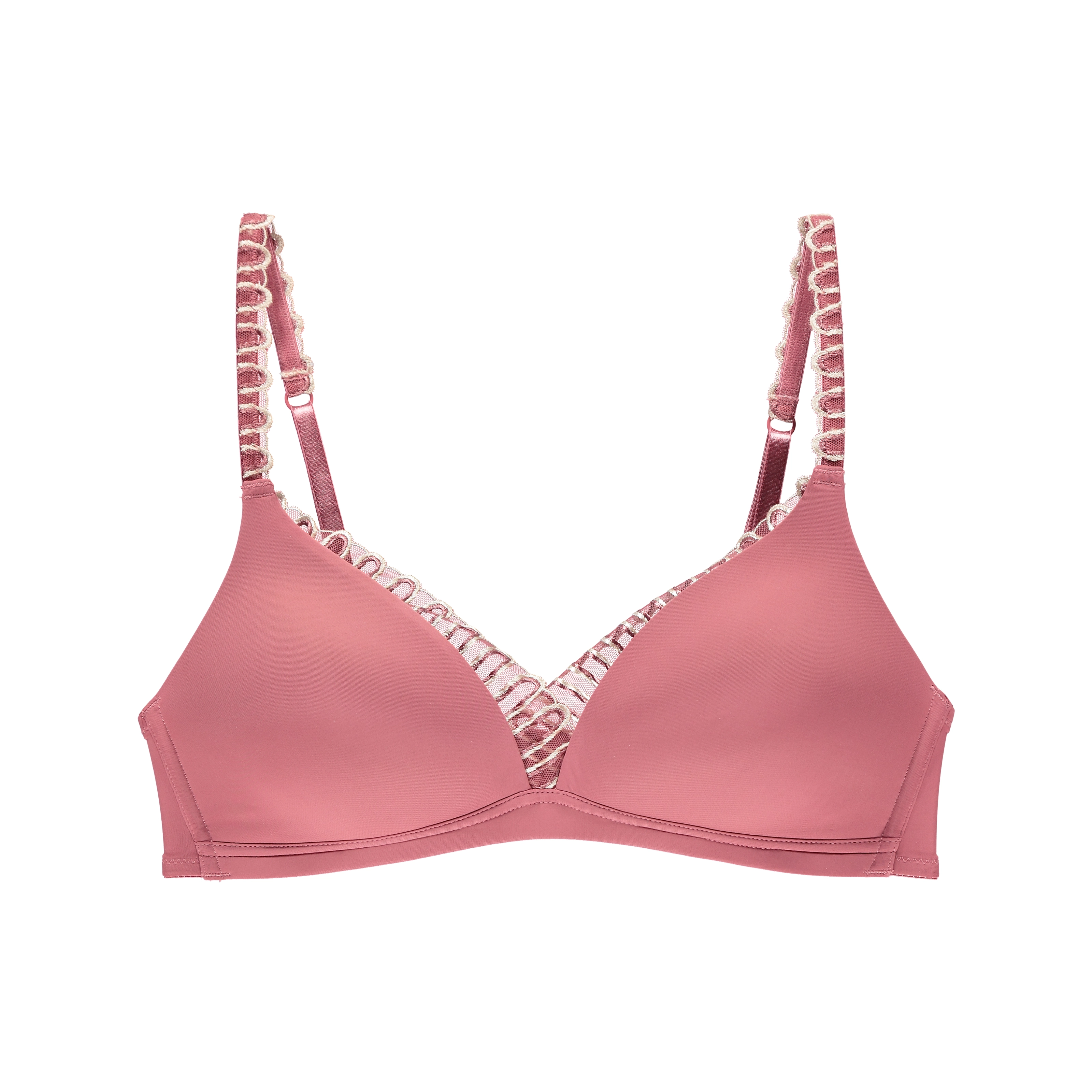 Rodina BH ohne Bügel, gefüttert in rosa