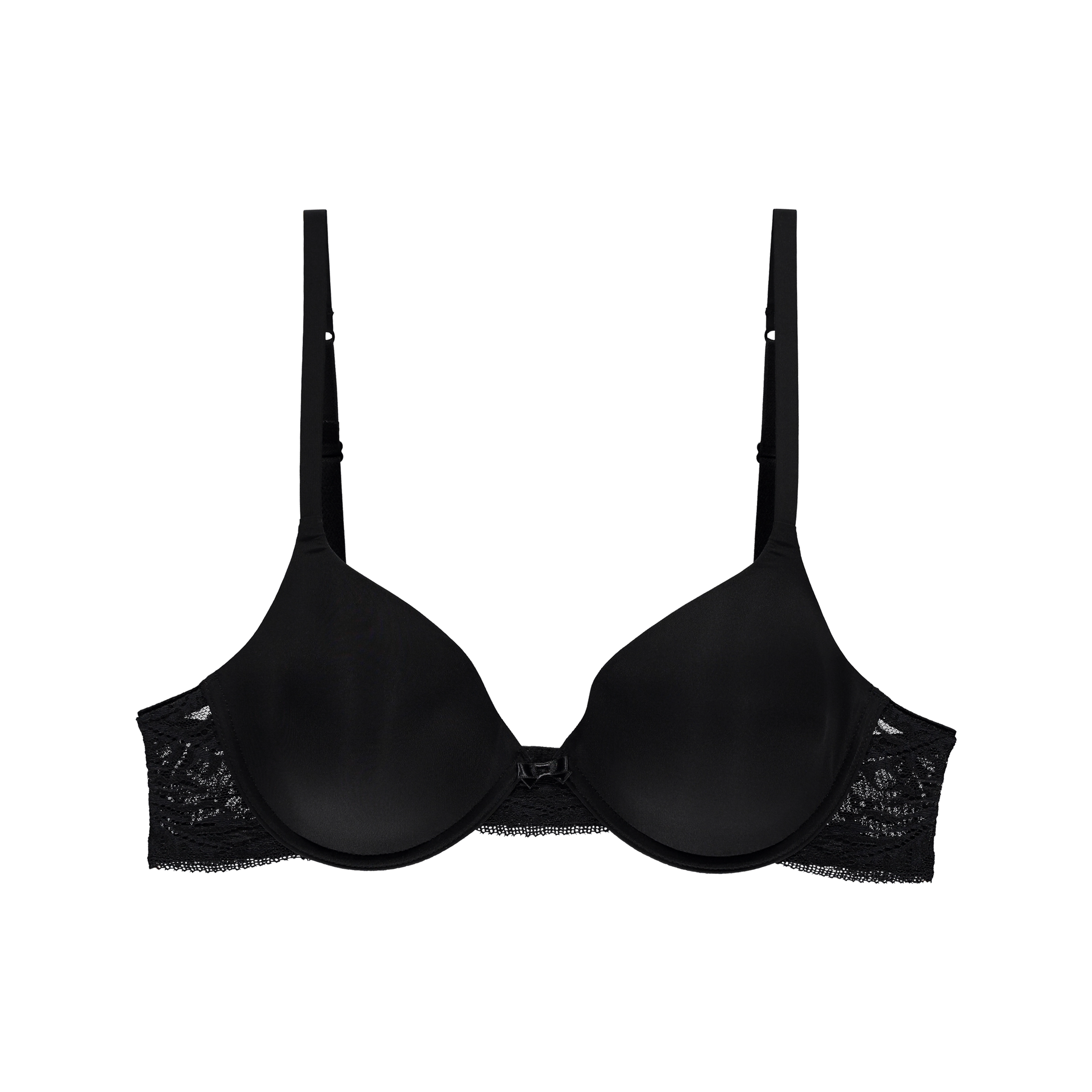 Lace Comfort BH mit Bügel, gefüttert in schwarz