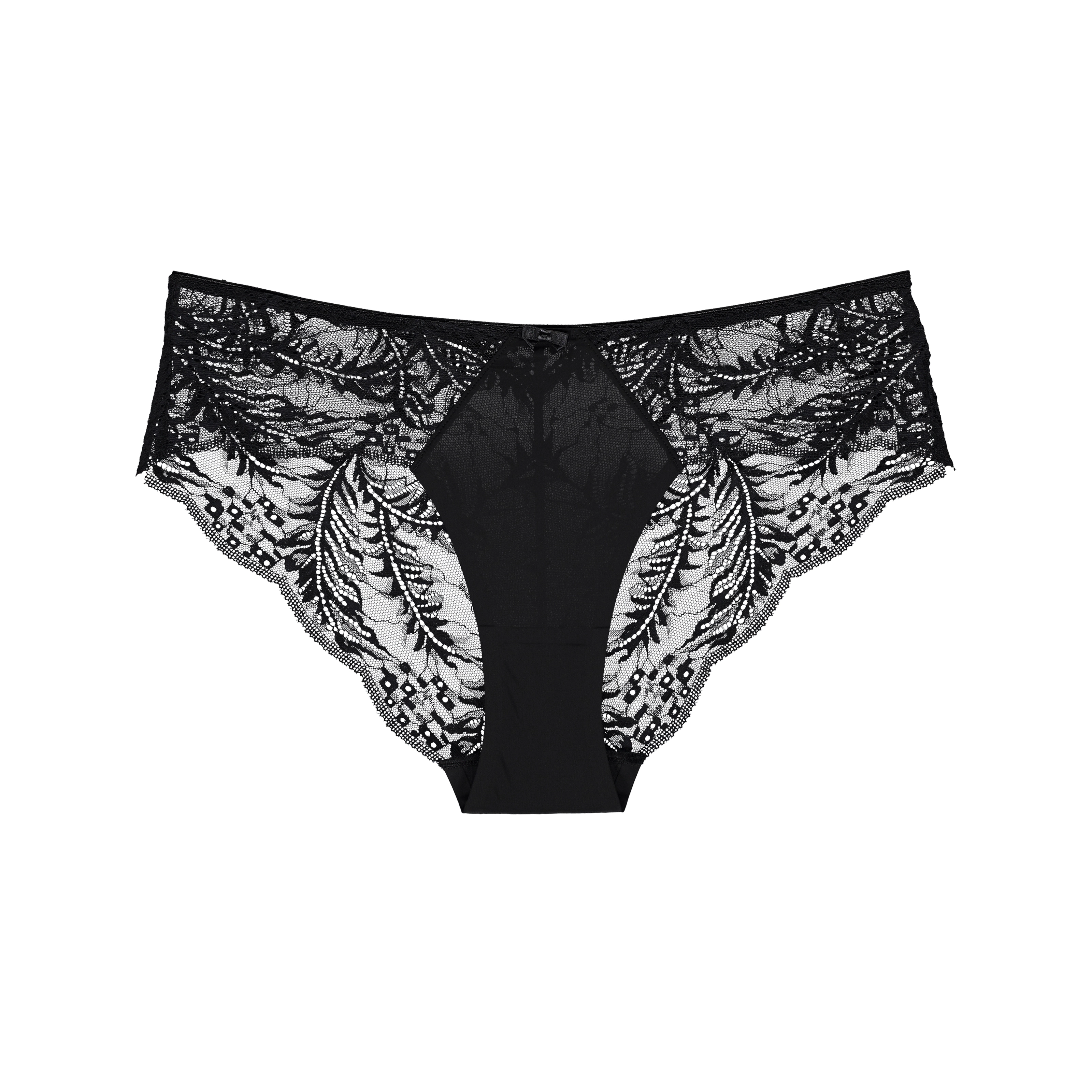 Lace Comfort Slip in schwarz