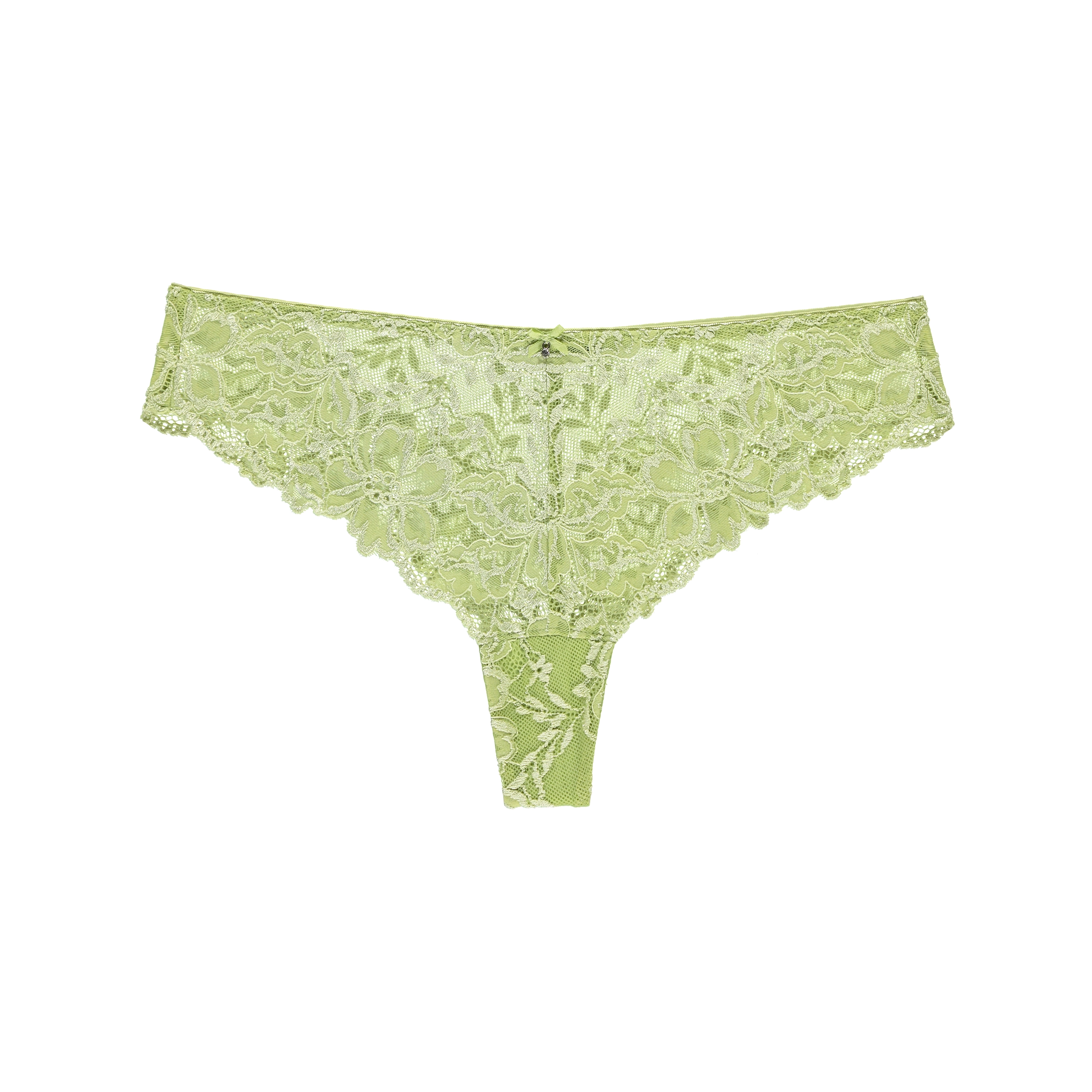 Luxury Desire Brazilian Slip in grün