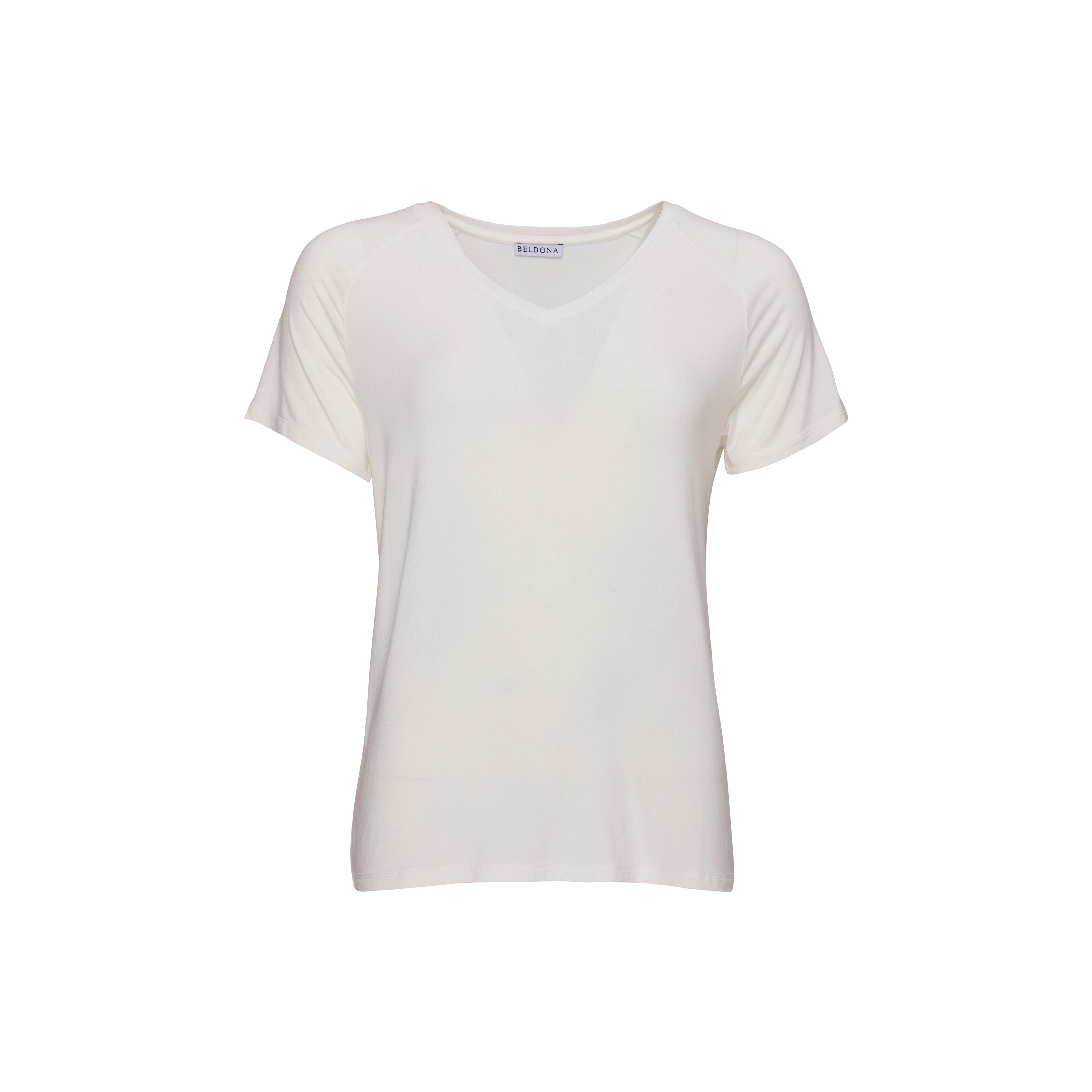 Sleep Basics Pyjama Oberteil, kurz in weiss