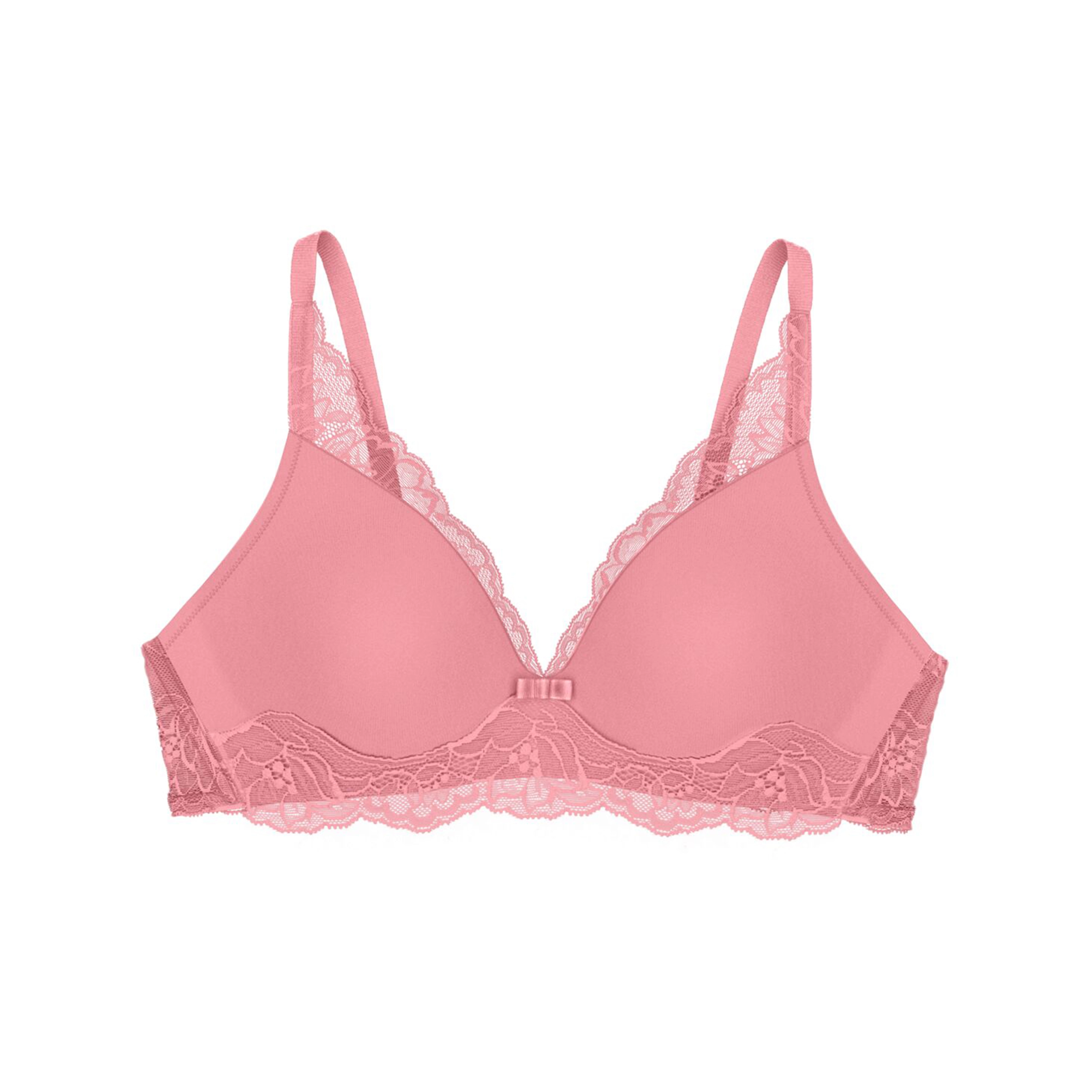 Amourette Charm BH ohne Bügel, gefüttert in rosa