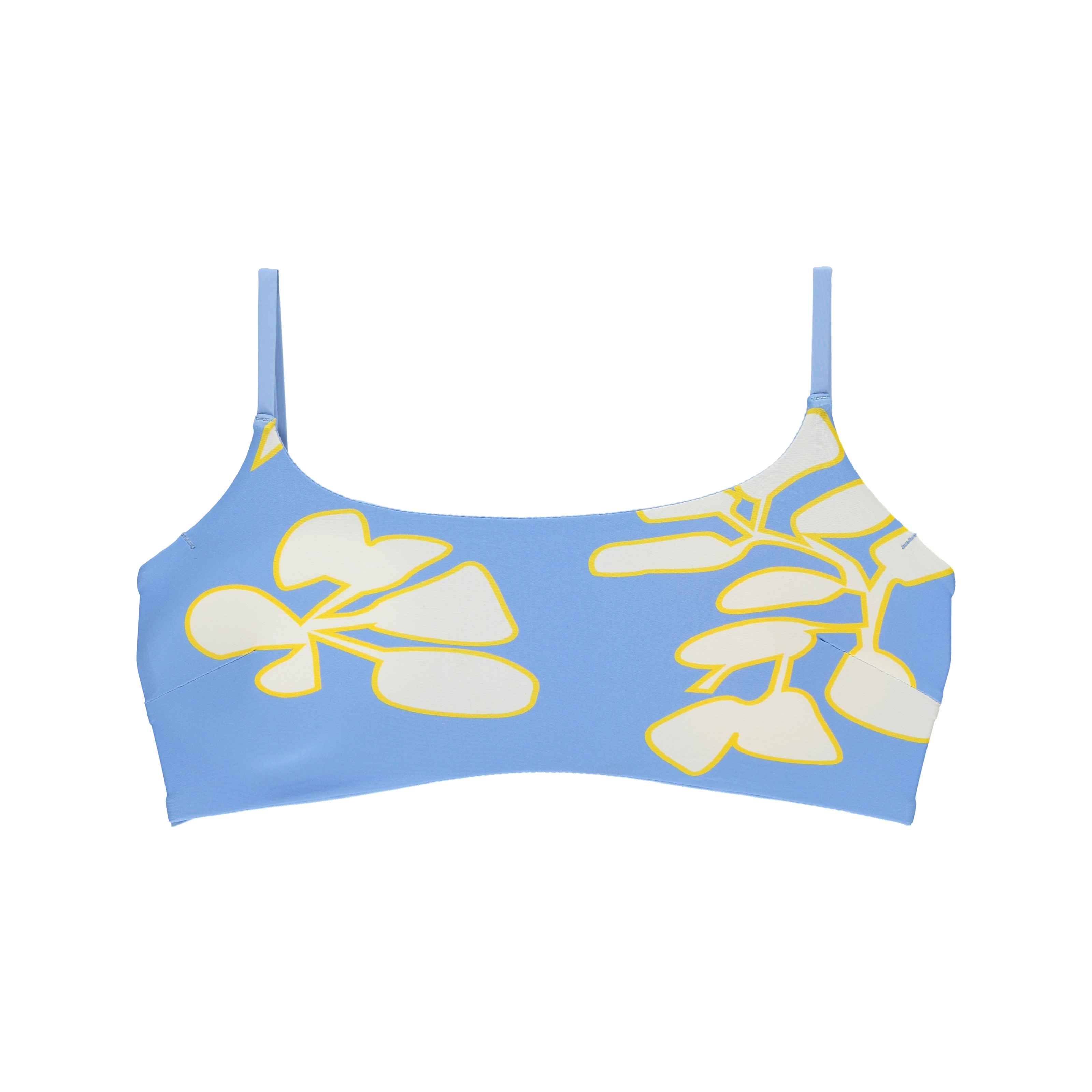 Triva Bikini Top ohne Bügel gefüttert in blau