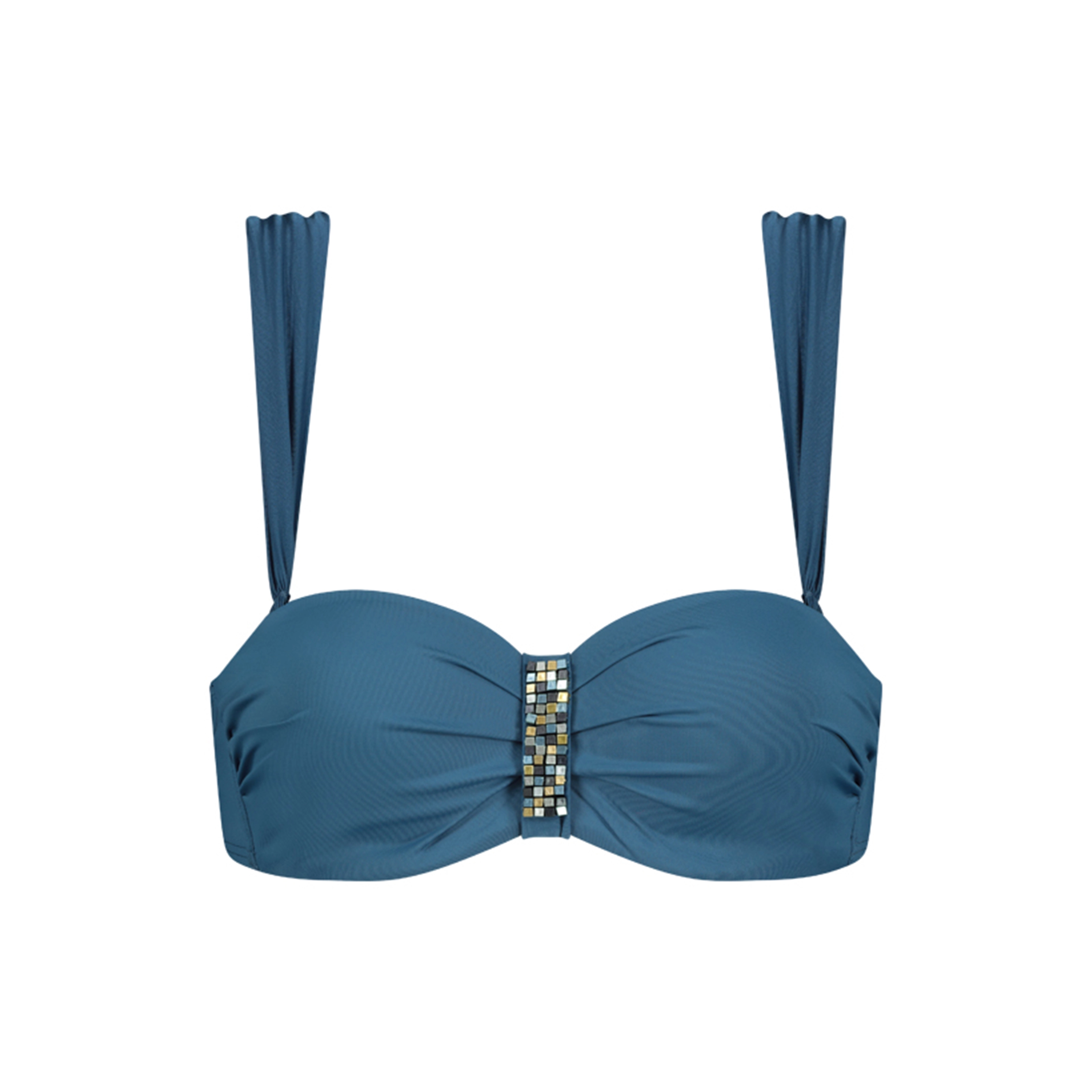 Summer Silence Bikini Top ohne Bügel gefüttert in grün