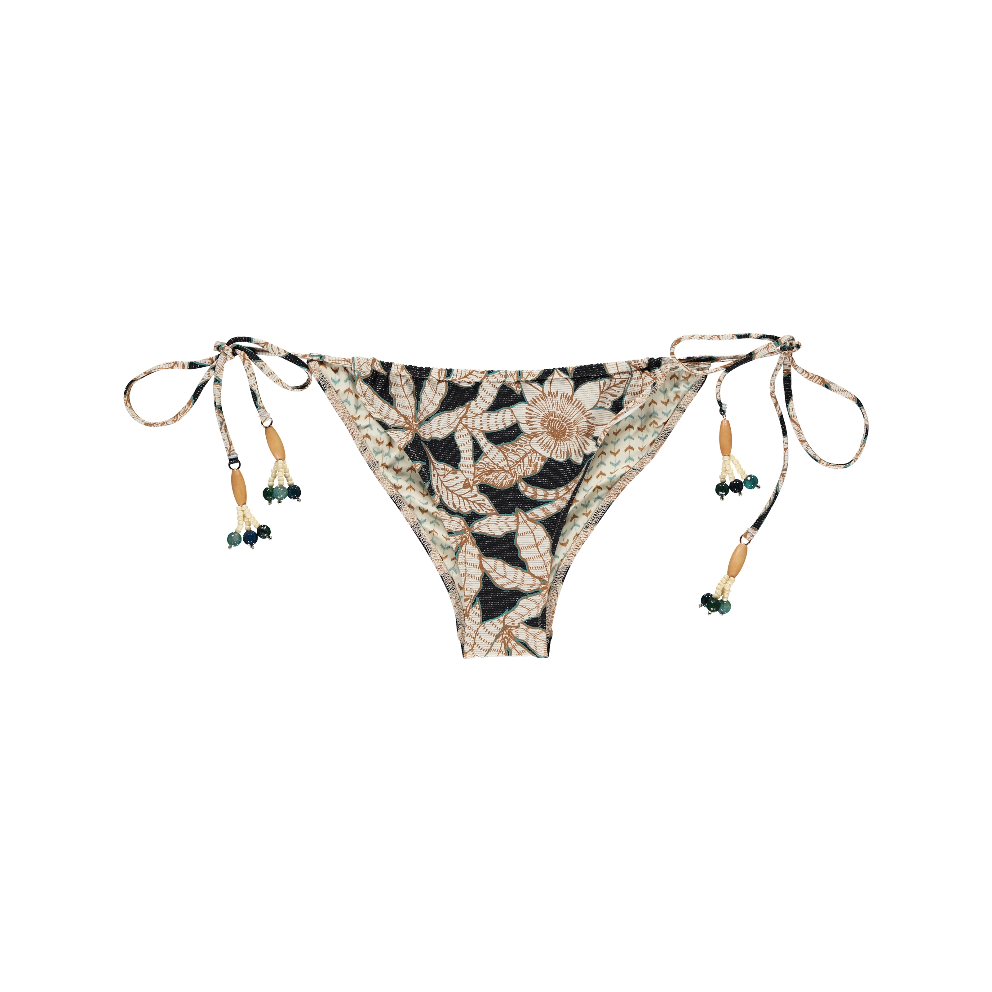 Les Côtes Bikini Regular Slip in schwarz