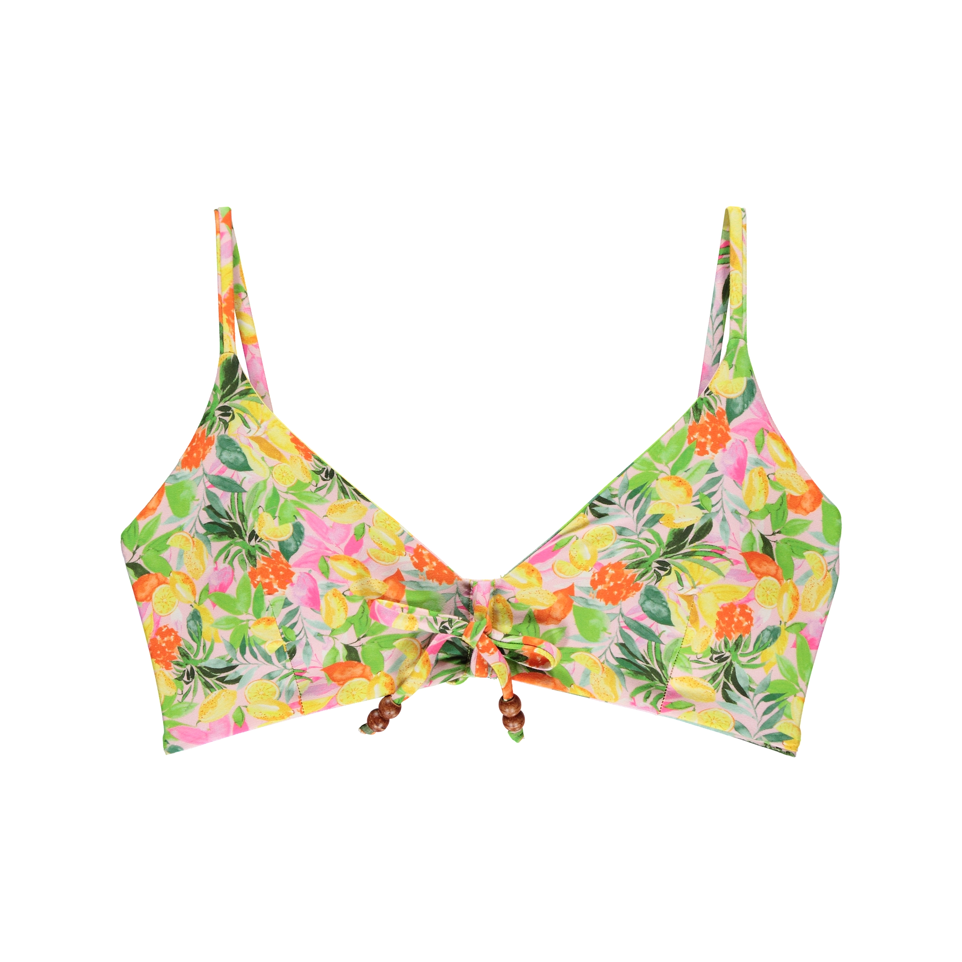 Tirupati Bikini Top ohne Bügel ungefüttert in bunt