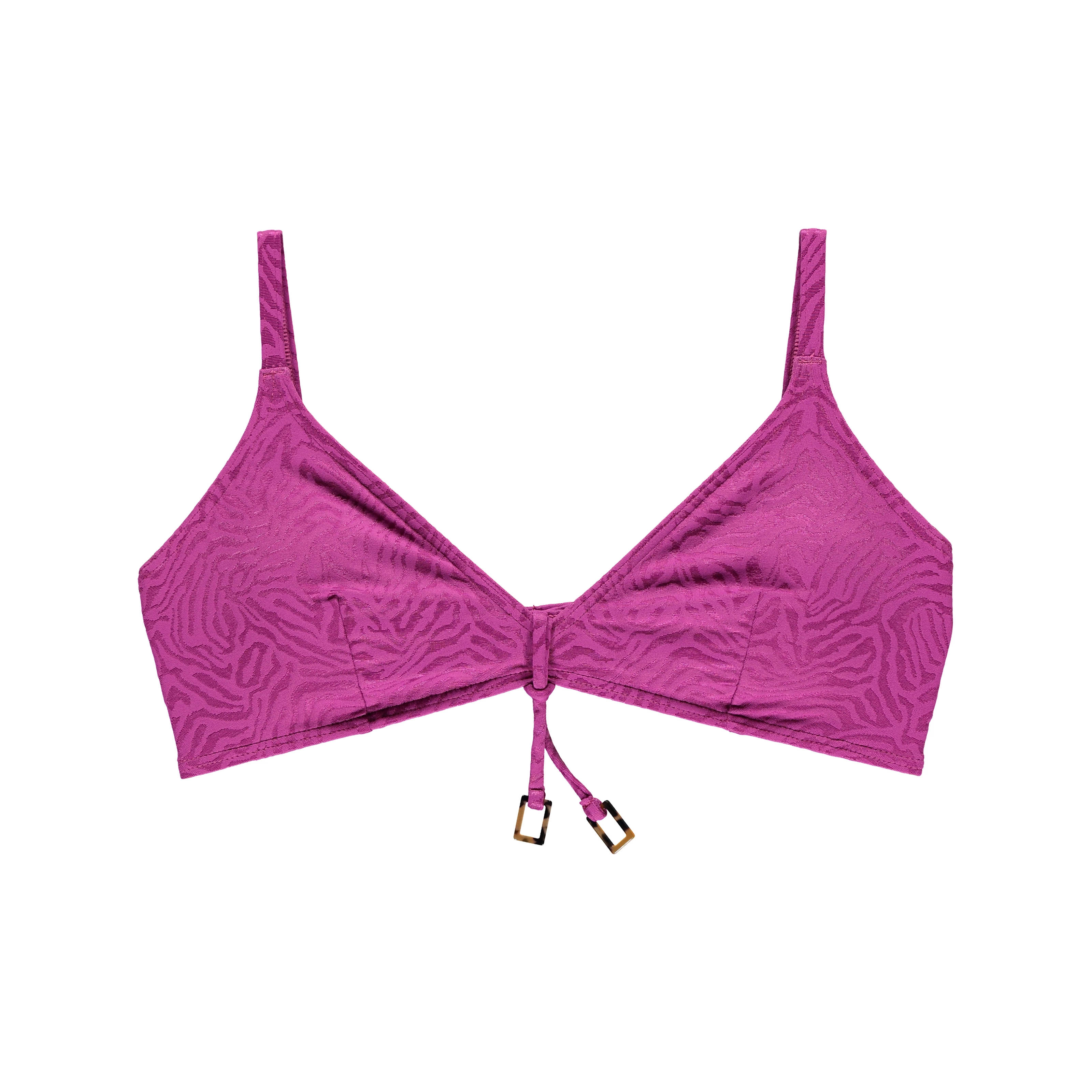 Omnia Bikini Top ohne Bügel ungefüttert in pink