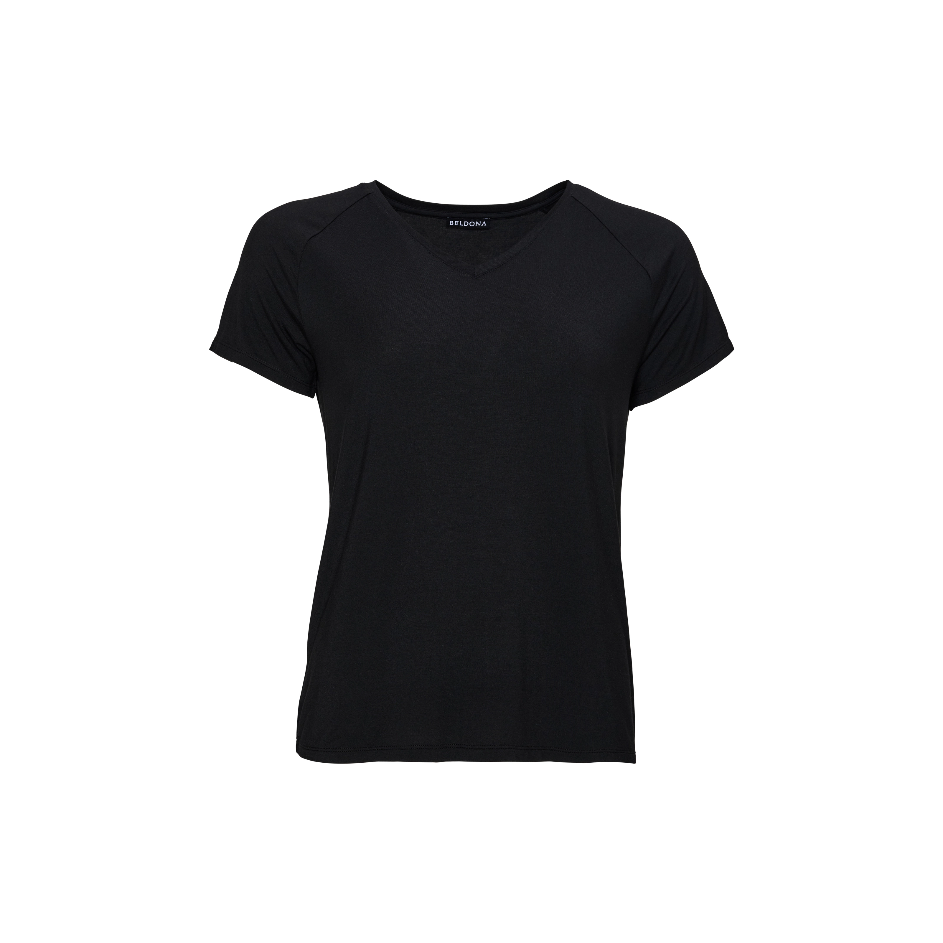 Sleep Basics Pyjama Oberteil, kurz in schwarz