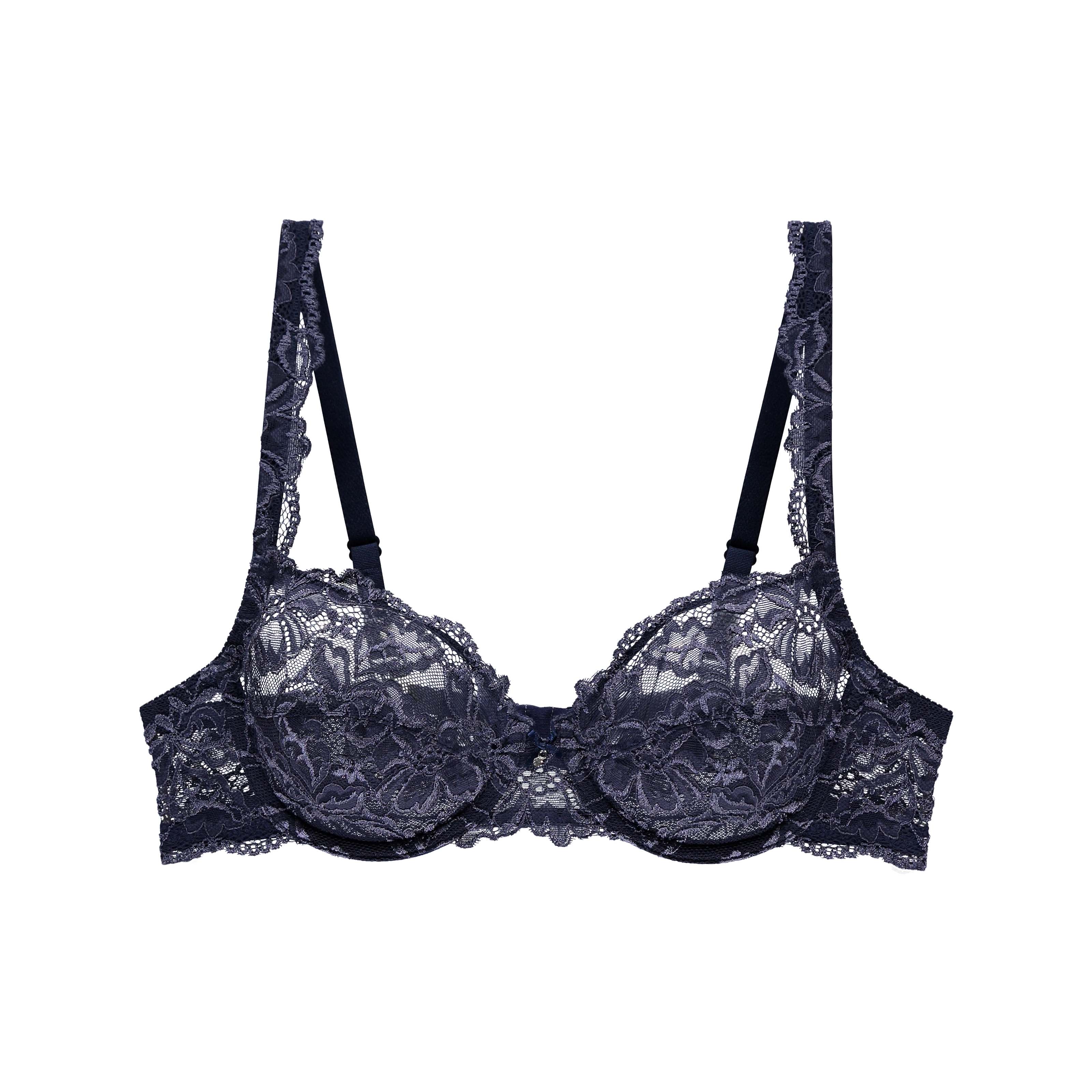 Luxury Desire BH mit Bügel, ungefüttert in blau