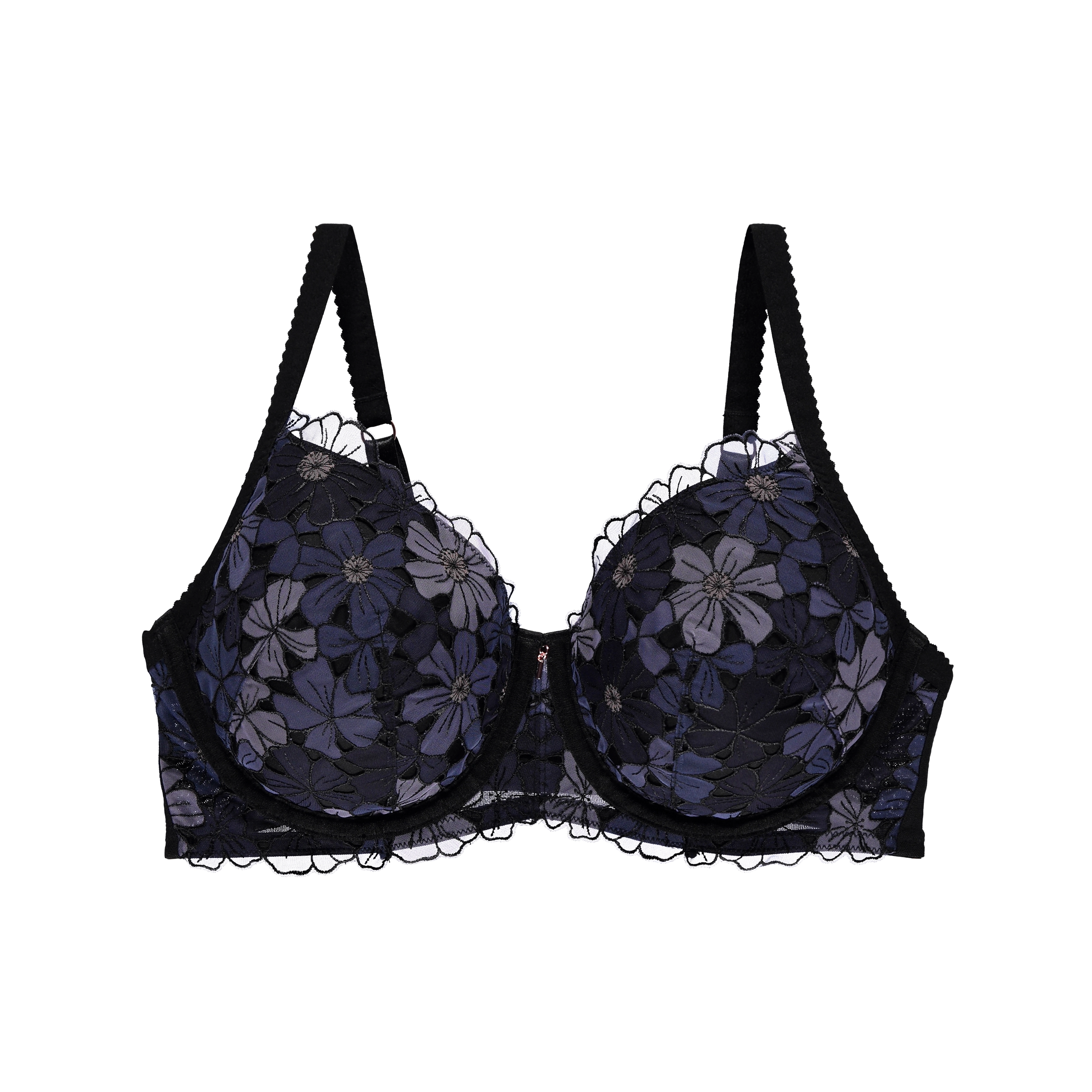 Viktoria BH mit Bügel, gefüttert in schwarz