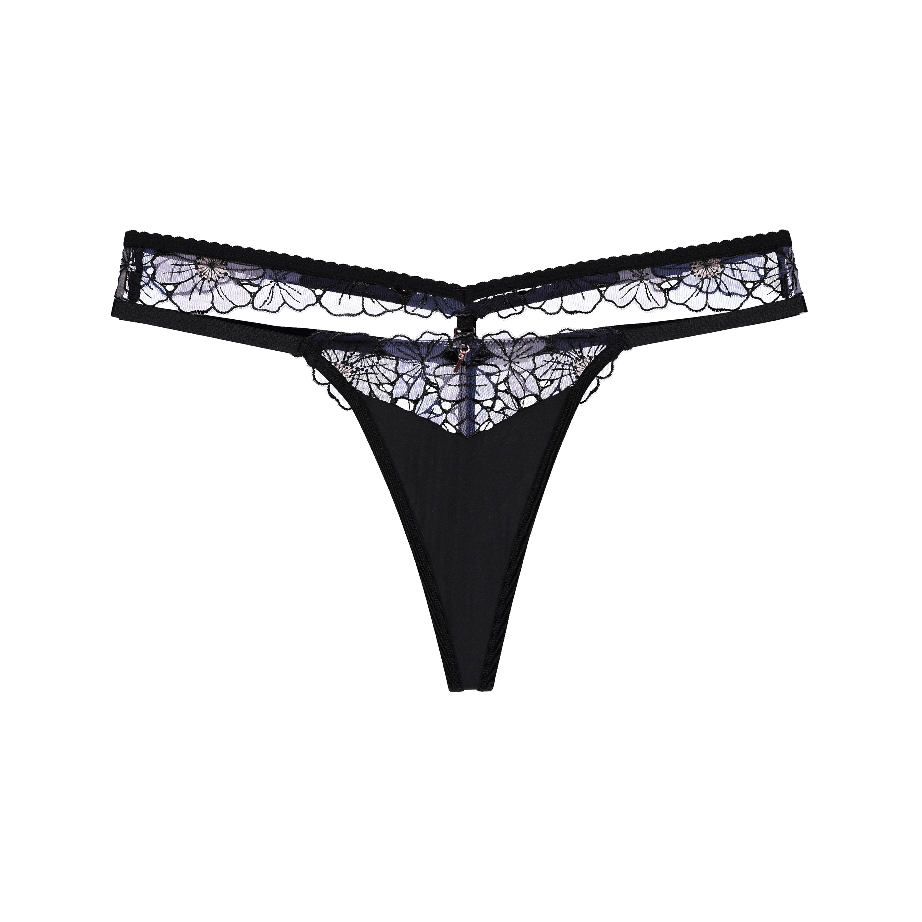 Viktoria String in schwarz