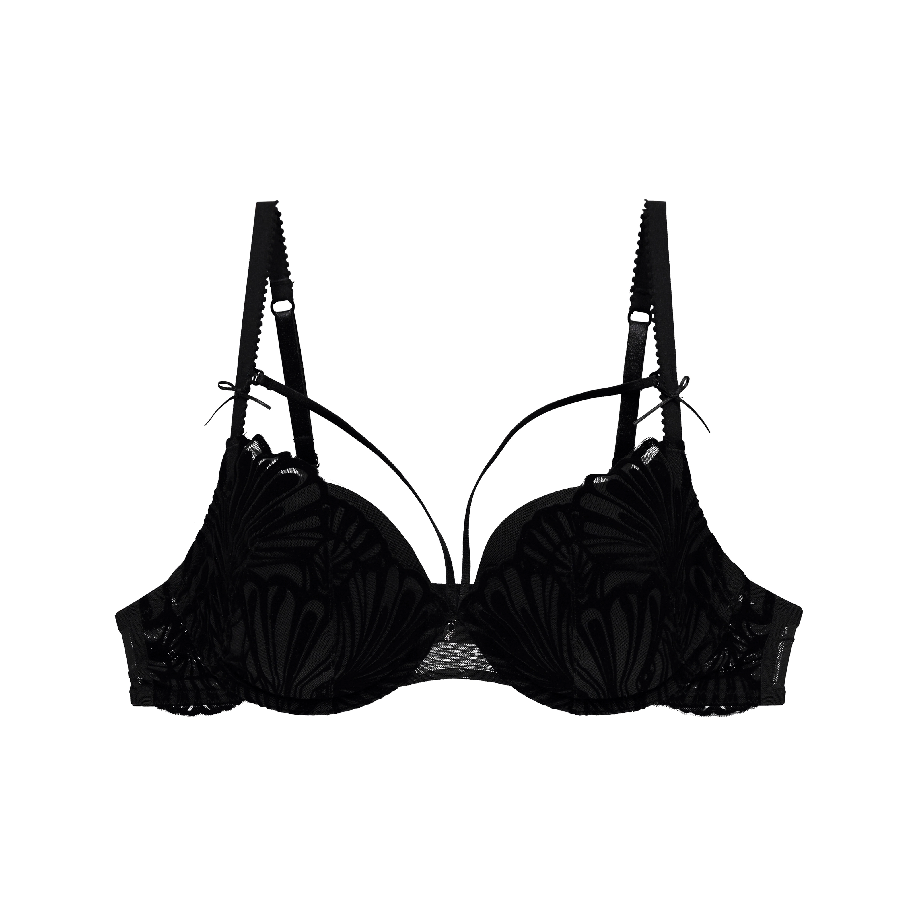 Valenzia BH mit Bügel, gefüttert in schwarz