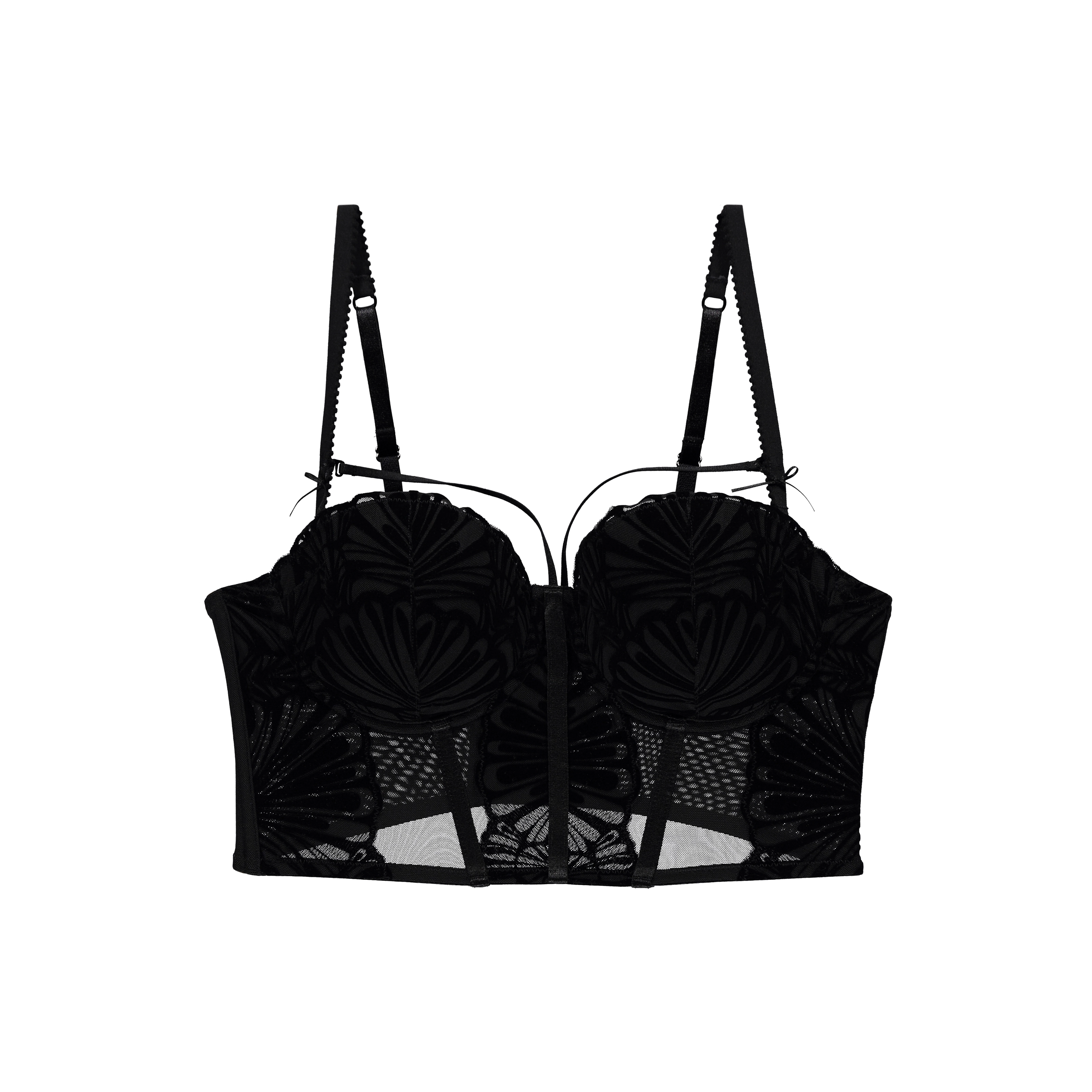 Valenzia BH mit Bügel, gefüttert in schwarz