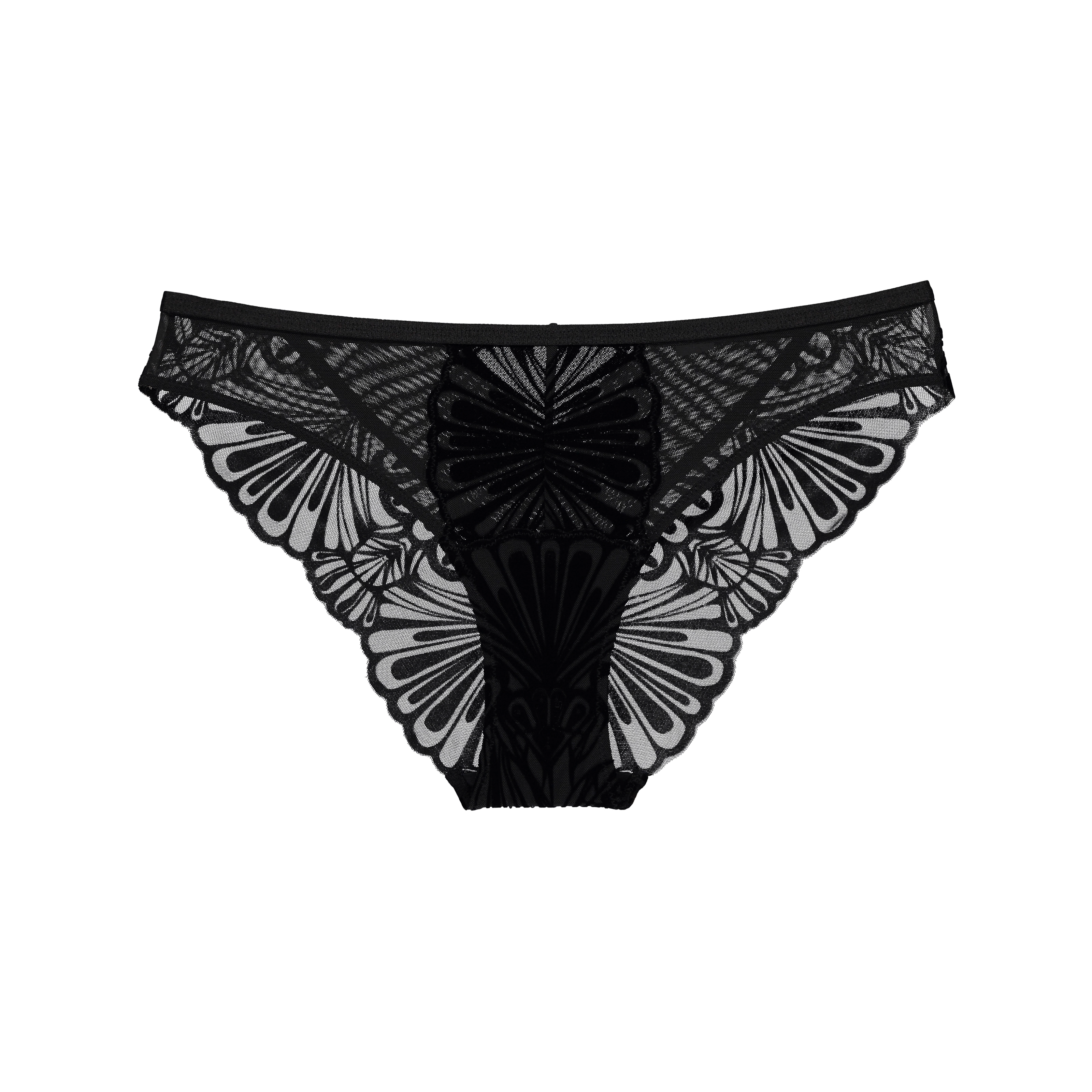 Valenzia Slip in schwarz