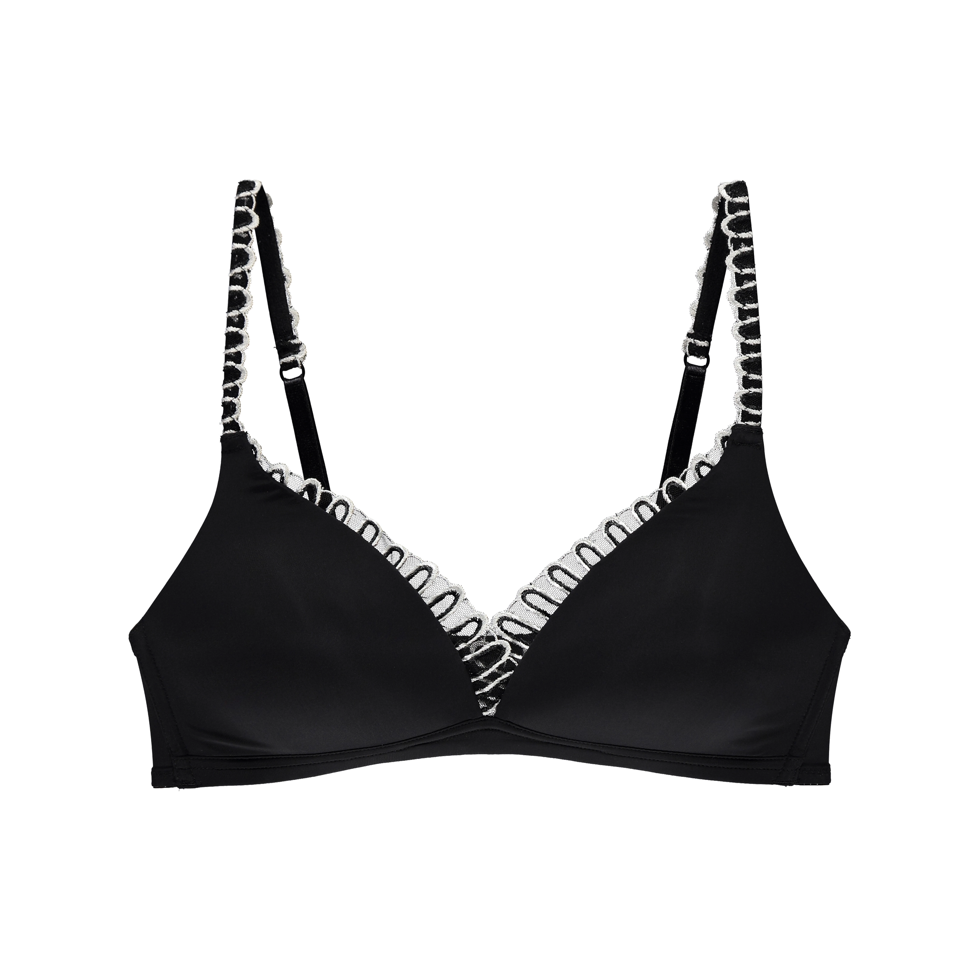 Rodina BH ohne Bügel, gefüttert in schwarz