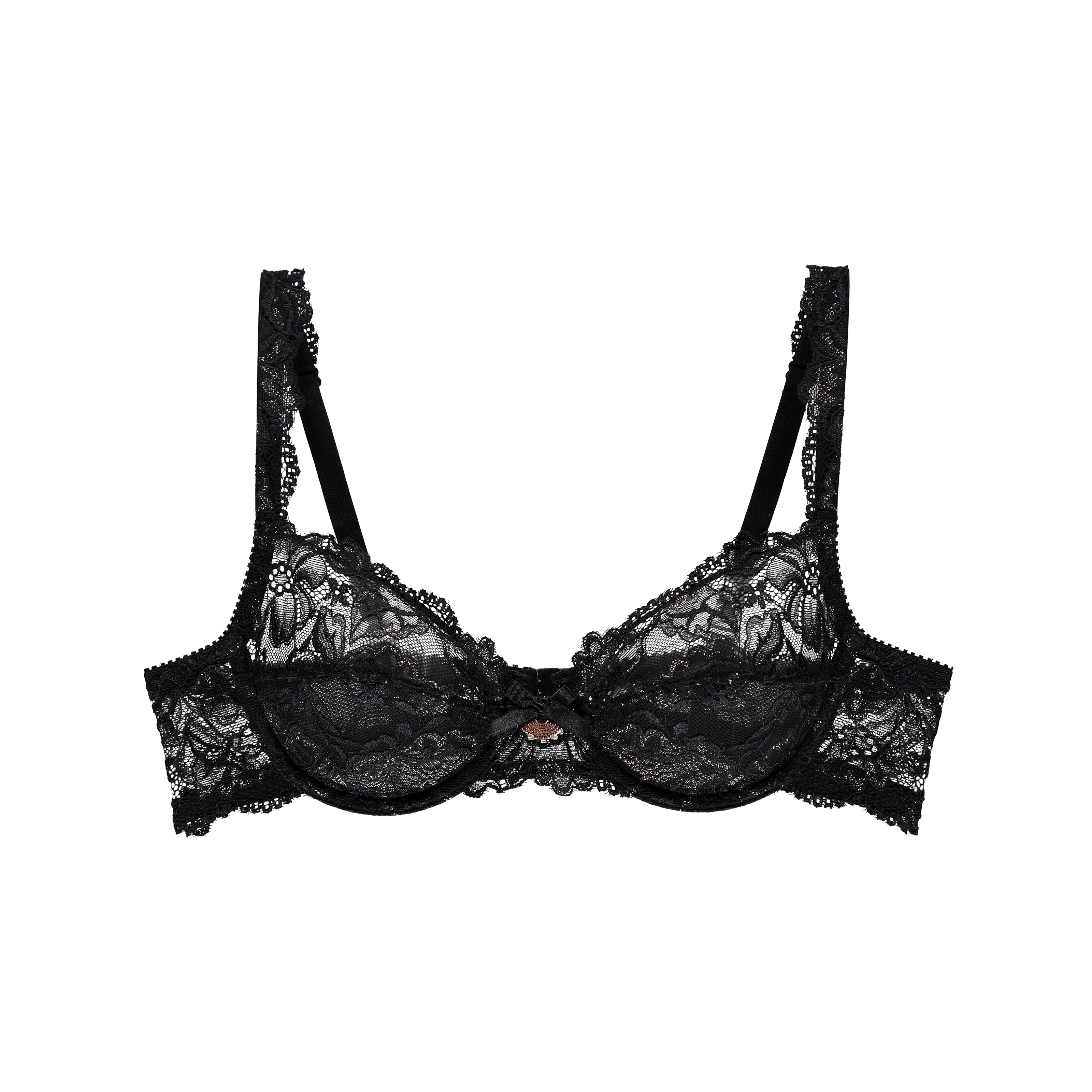 Luxury Desire BH mit Bügel, ungefüttert in schwarz