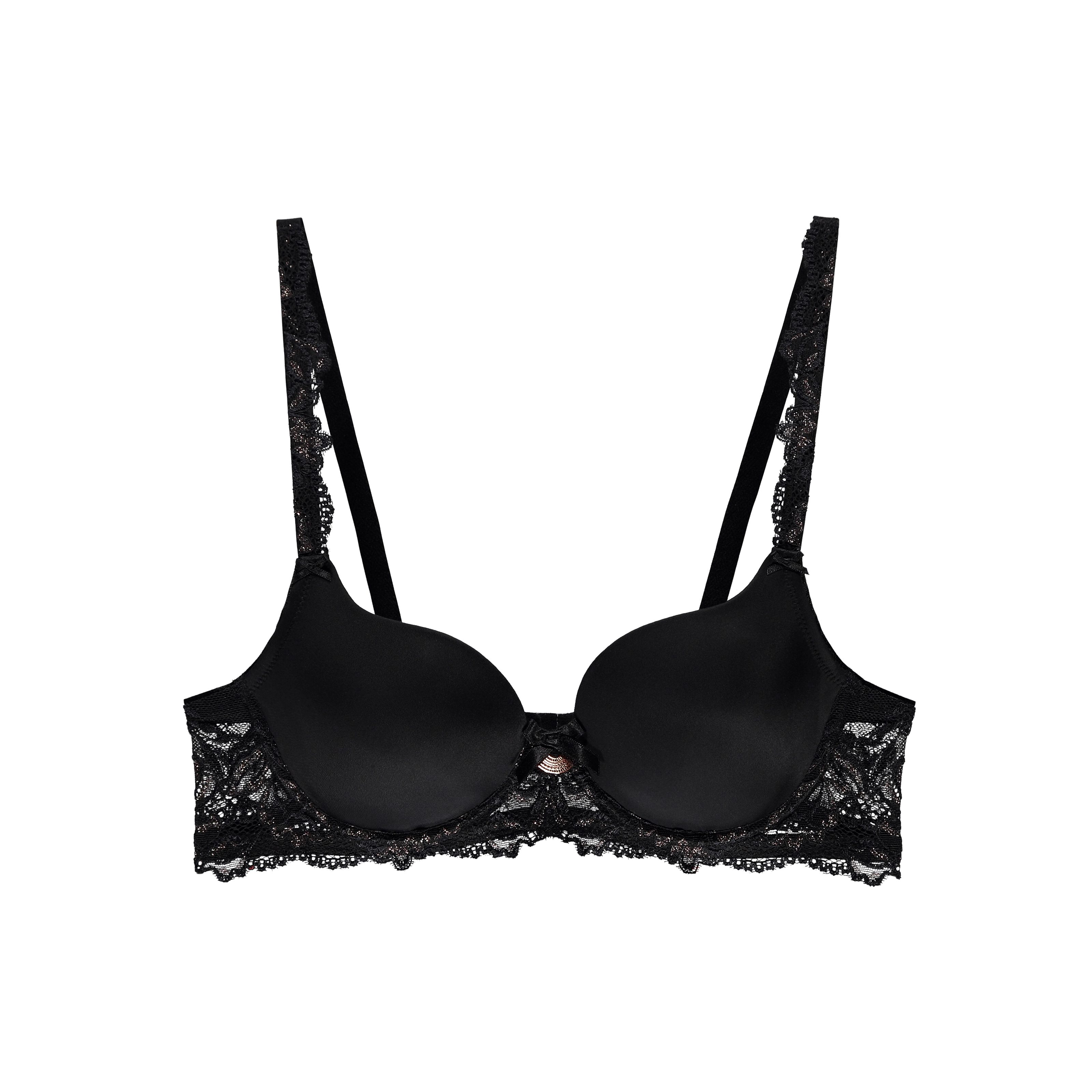 Luxury Desire BH mit Bügel, gefüttert in schwarz
