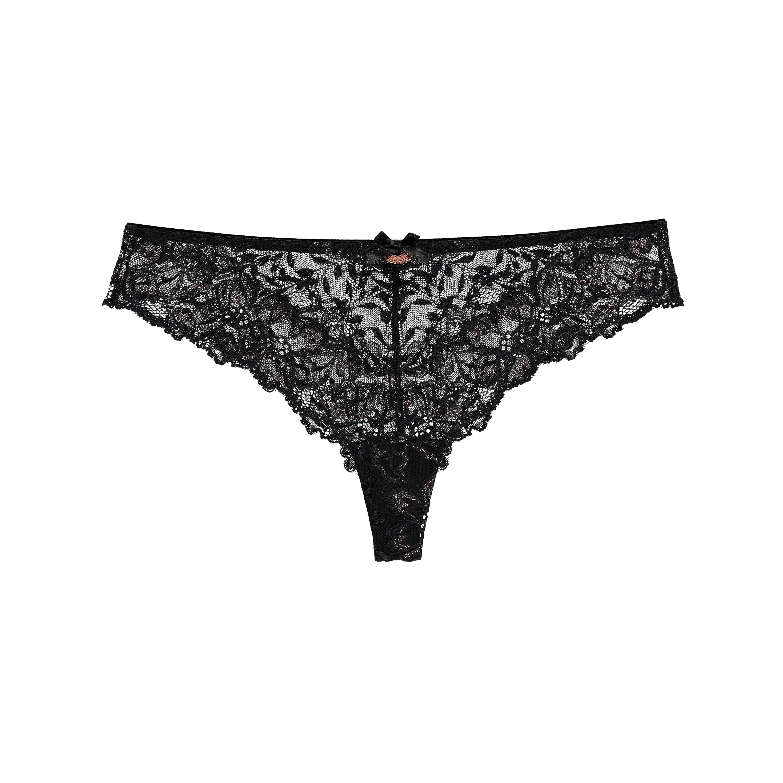 Luxury Desire Brazilian Slip in schwarz