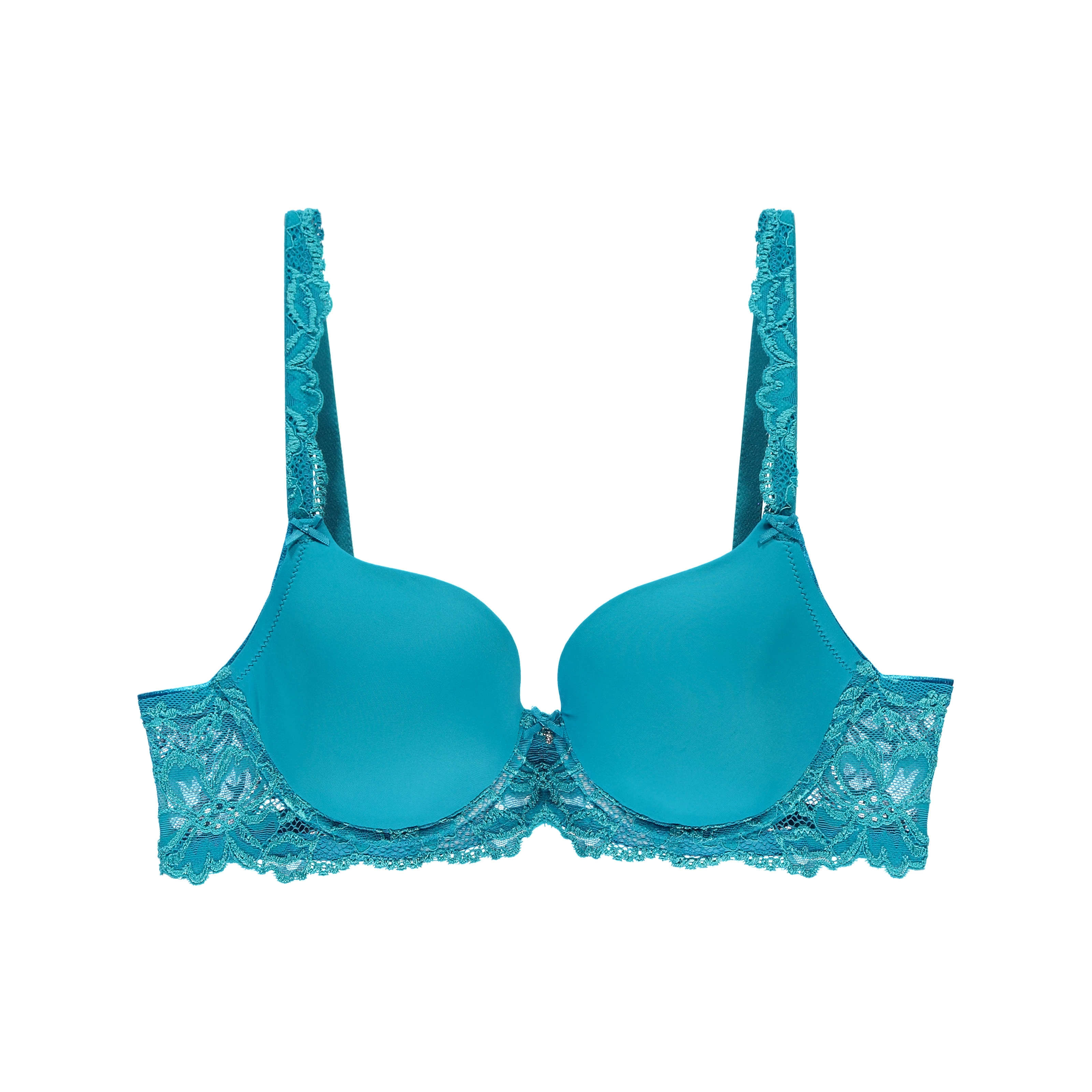 Luxury Desire BH mit Bügel, gefüttert in türkis