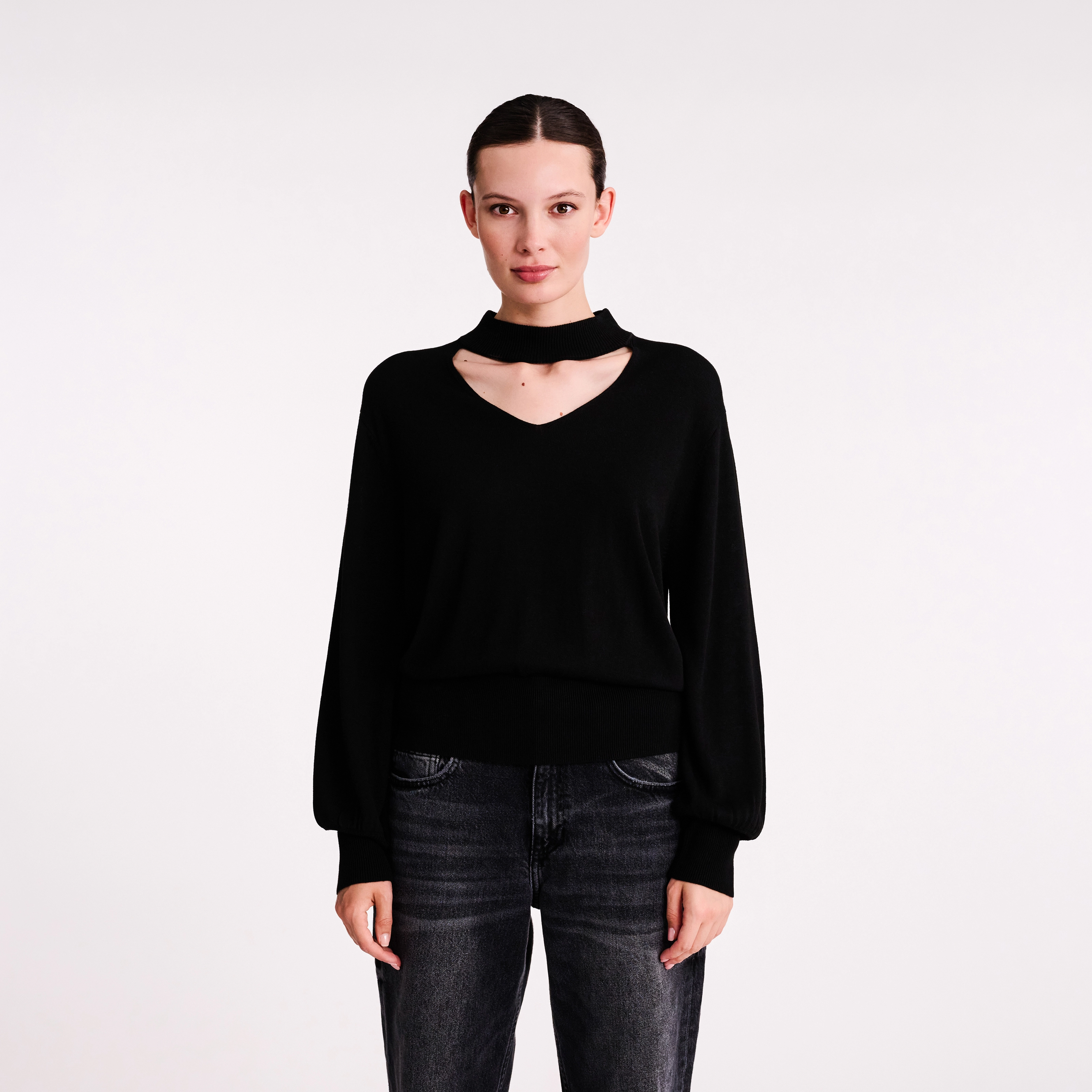 Willow Pullover in schwarz