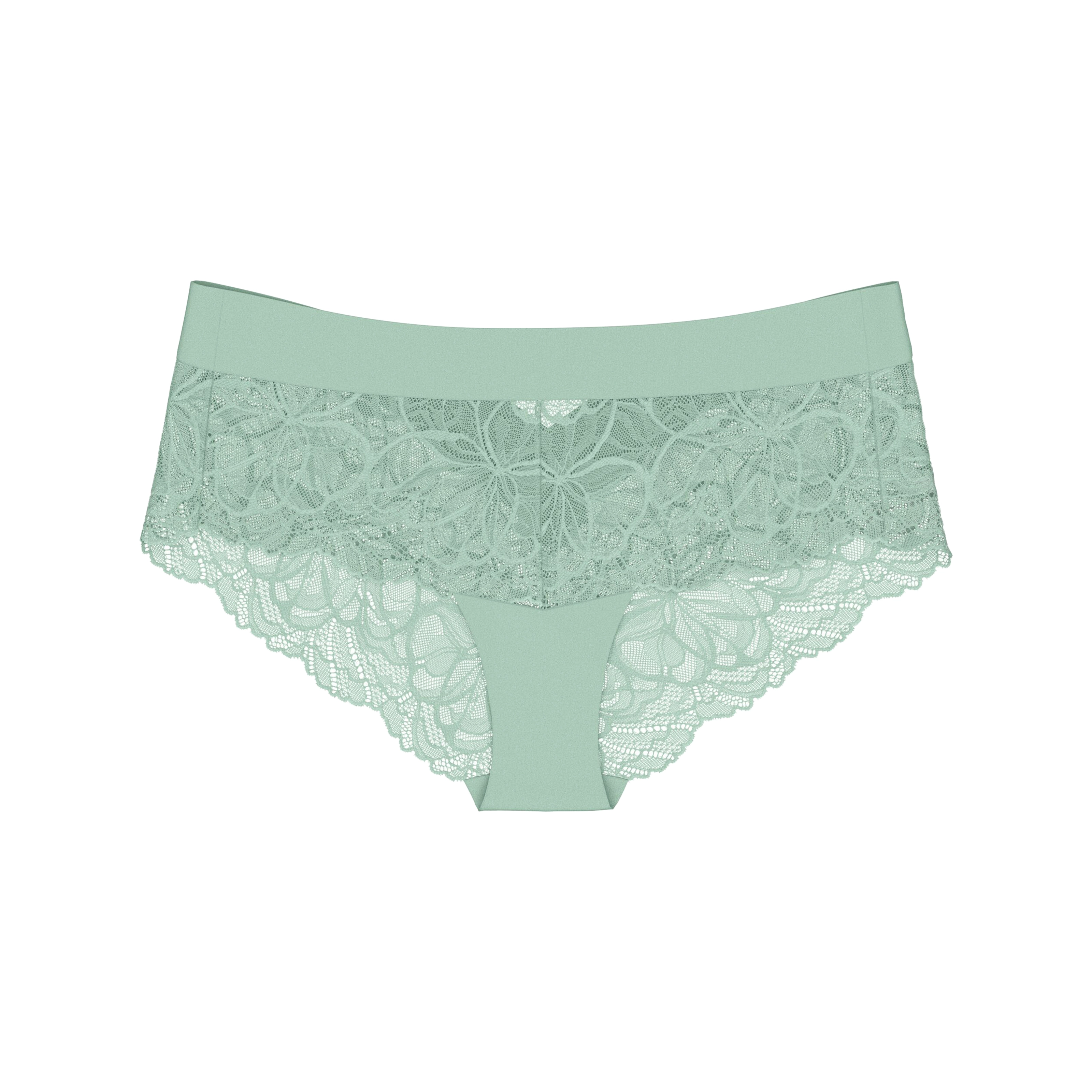 Body Make-Up Illusion Lace Panty in grün