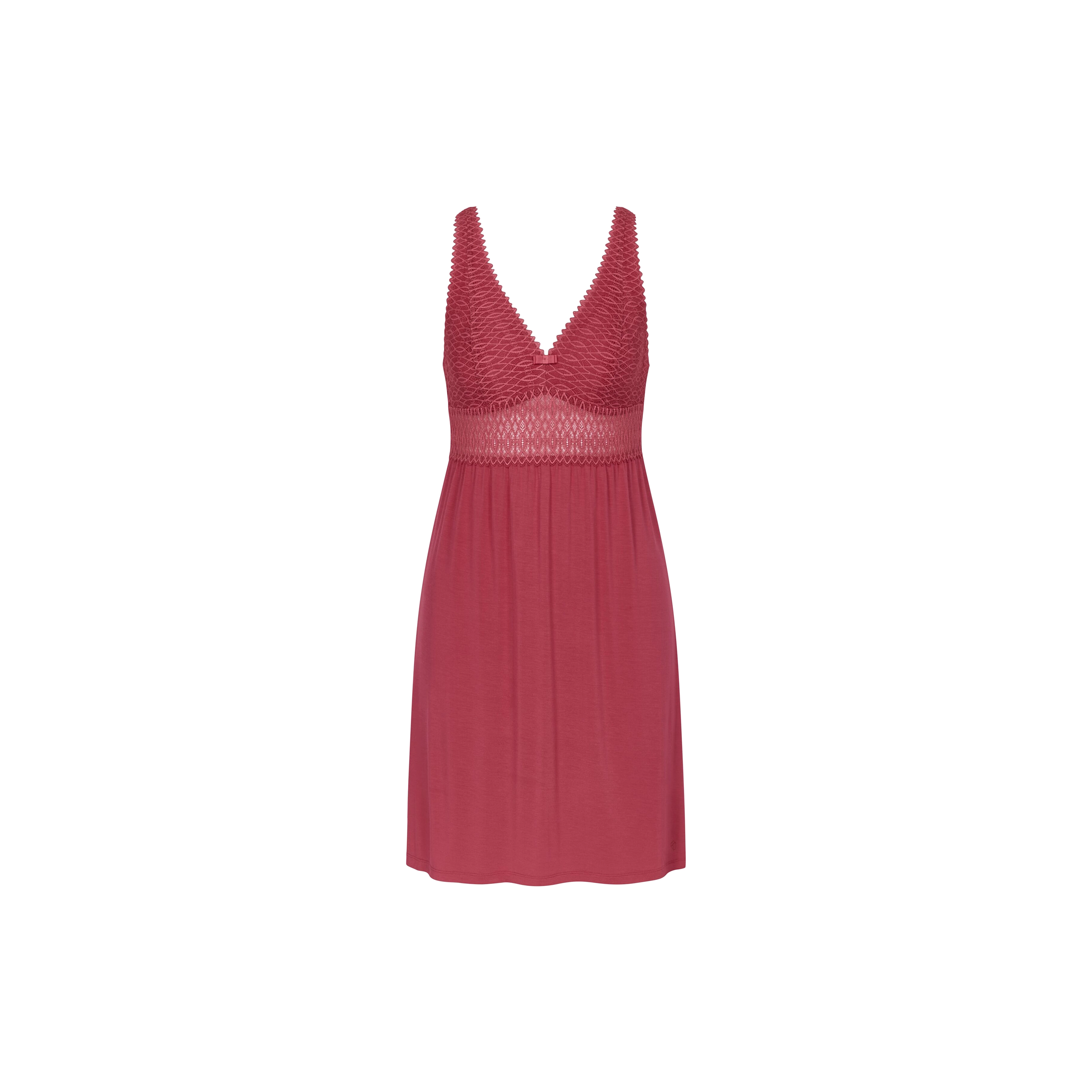 Aura Spotlight Nachthemd kurz in rot