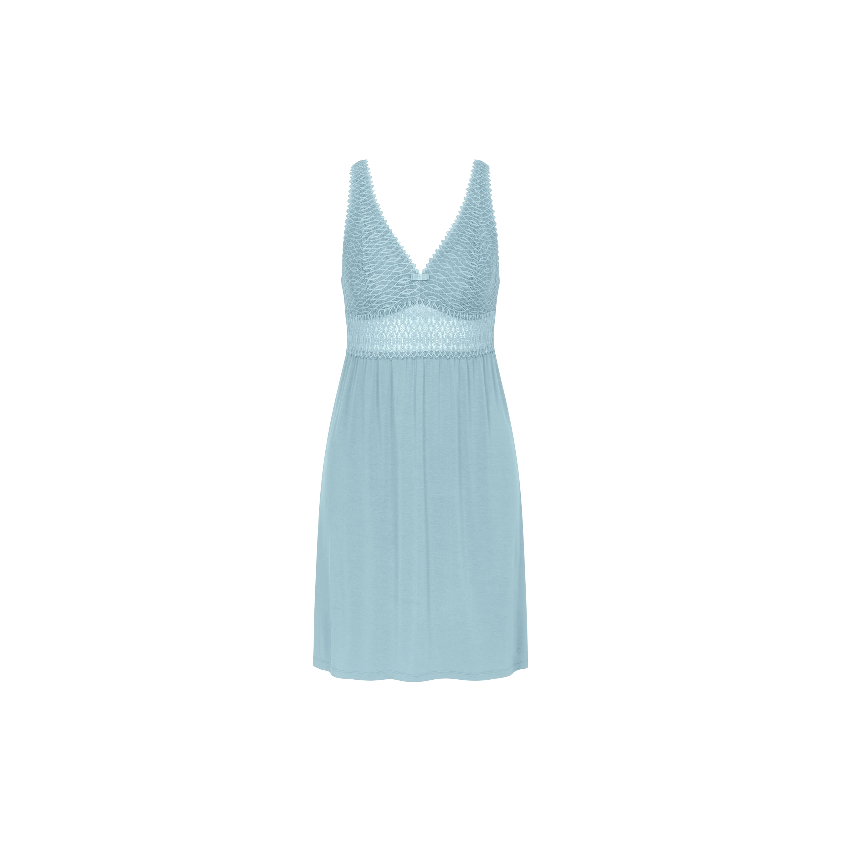 Aura Spotlight Nachthemd kurz in blau