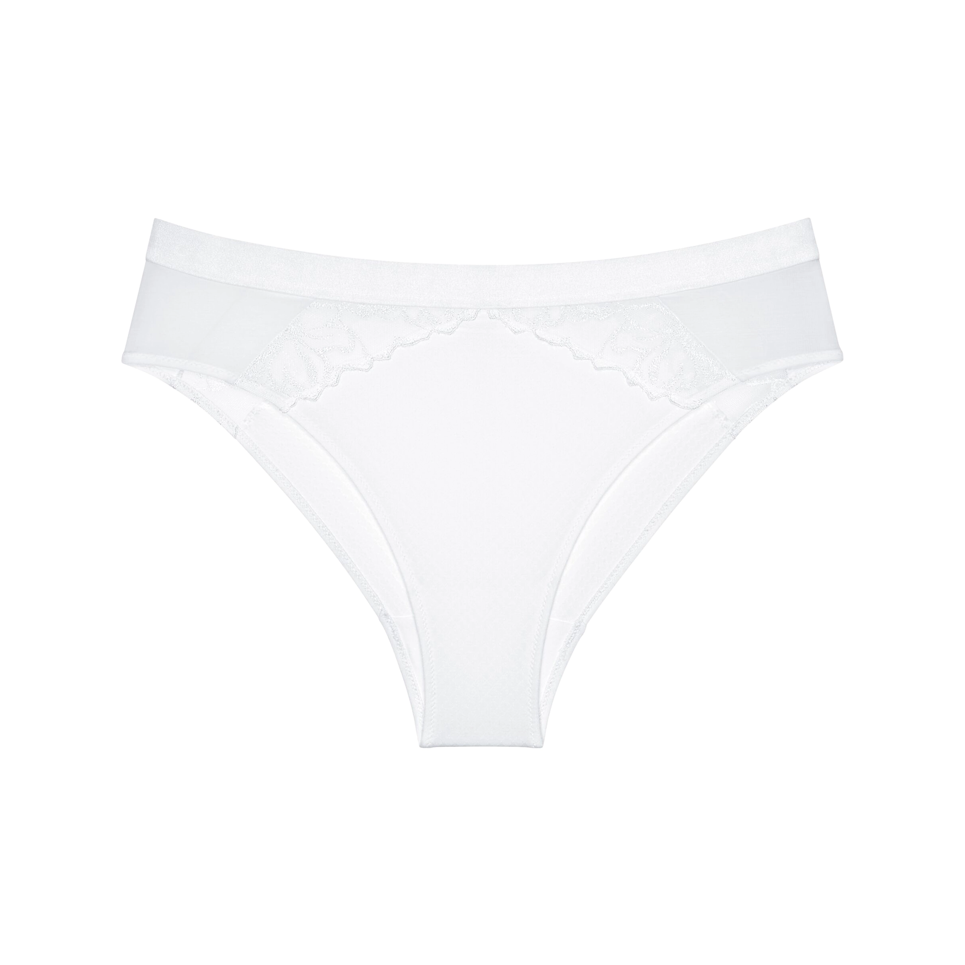 Wild Azalea Florale Slip in weiss